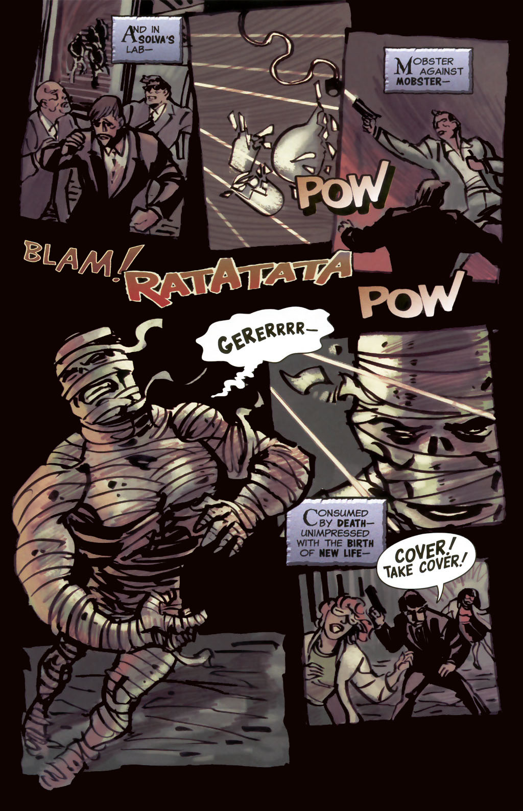Read online Frankenstein Mobster comic -  Issue #1 - 16