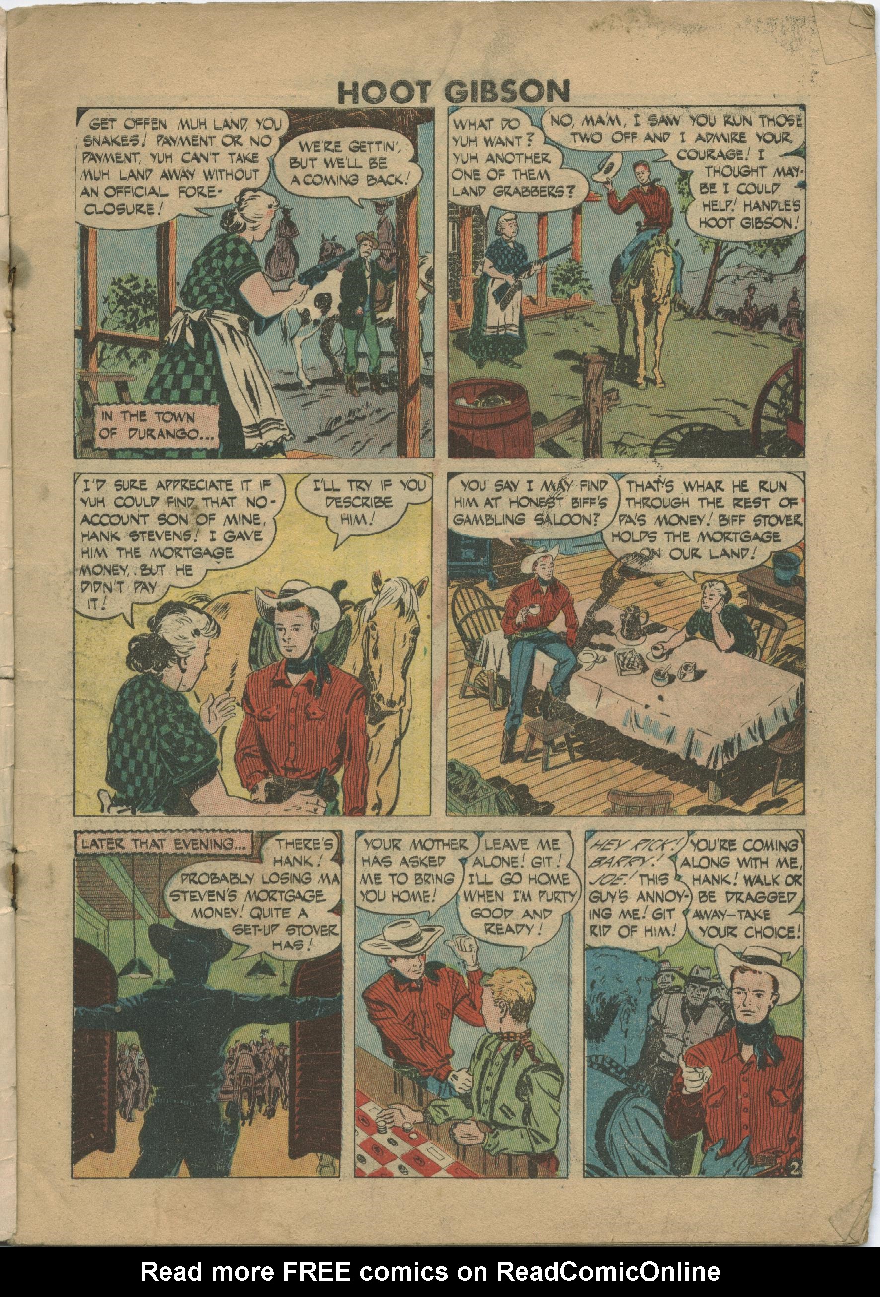 Read online Hoot Gibson comic -  Issue #2 - 3