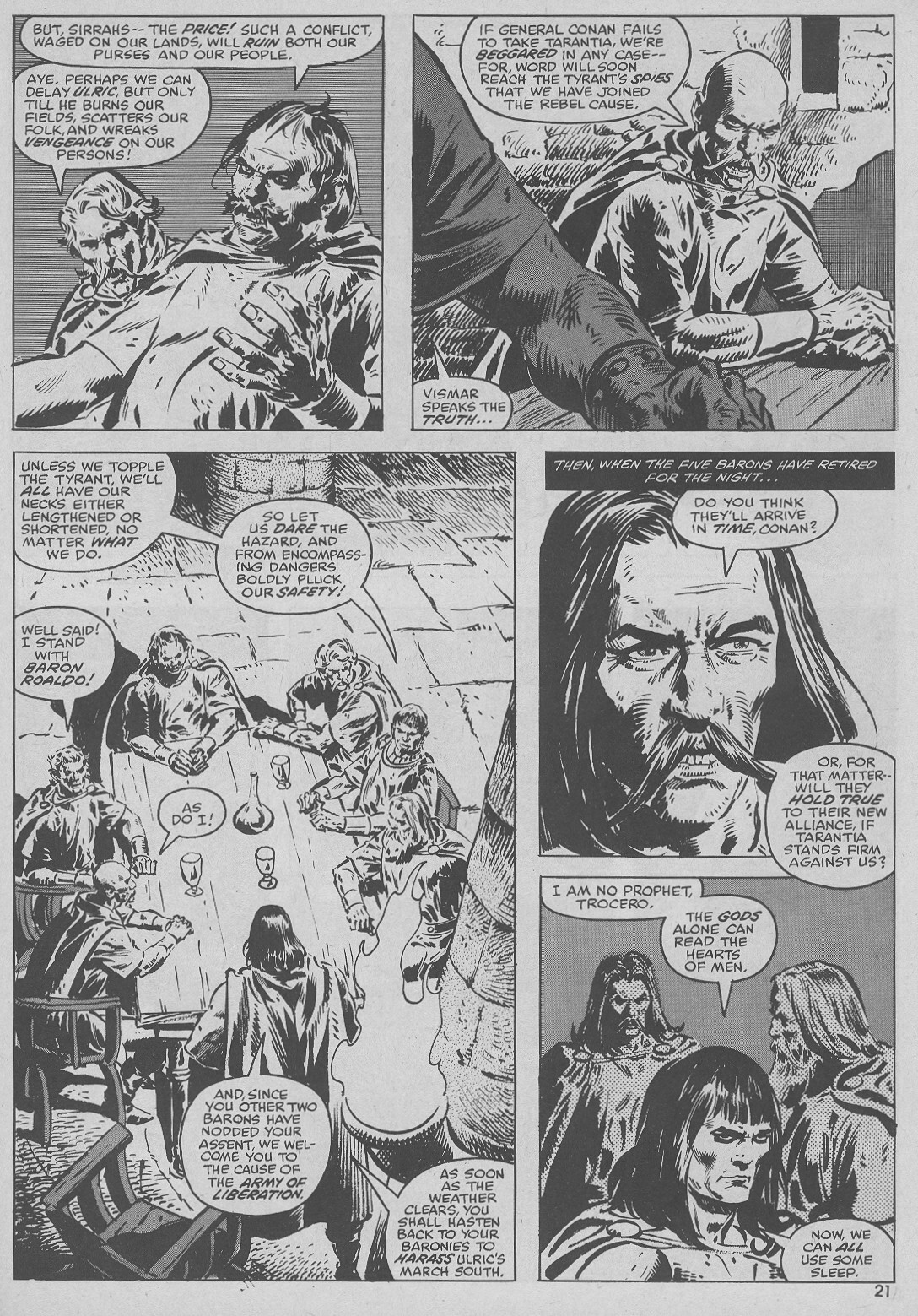 Read online The Savage Sword Of Conan comic -  Issue #51 - 21