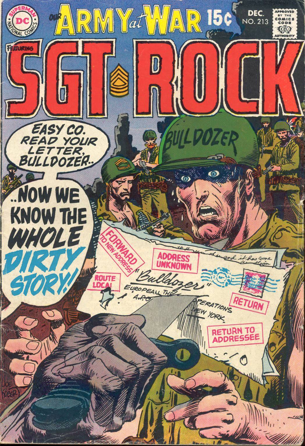 Read online Our Army at War (1952) comic -  Issue #213 - 1