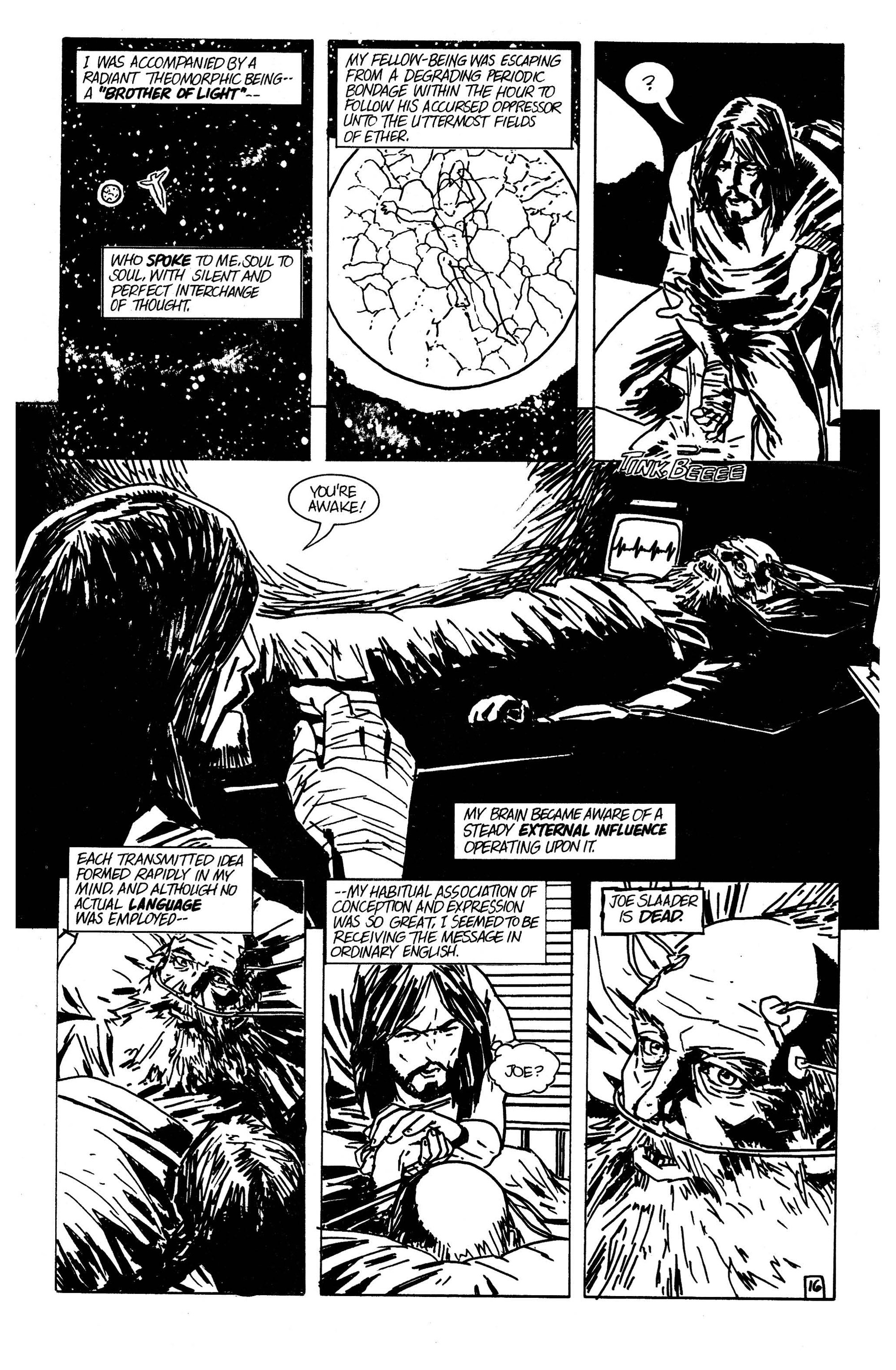 Read online Worlds of H.P. Lovecraft comic -  Issue # Issue Beyond the Wall of Sleep - 18