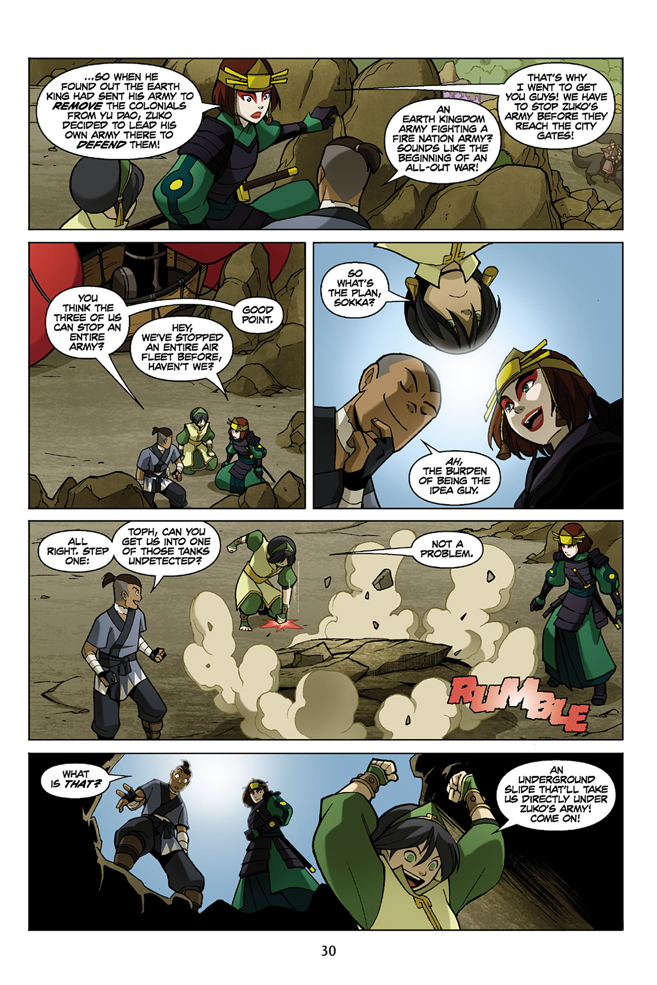 Read online Nickelodeon Avatar: The Last Airbender - The Promise comic -  Issue # Part 3 - 31