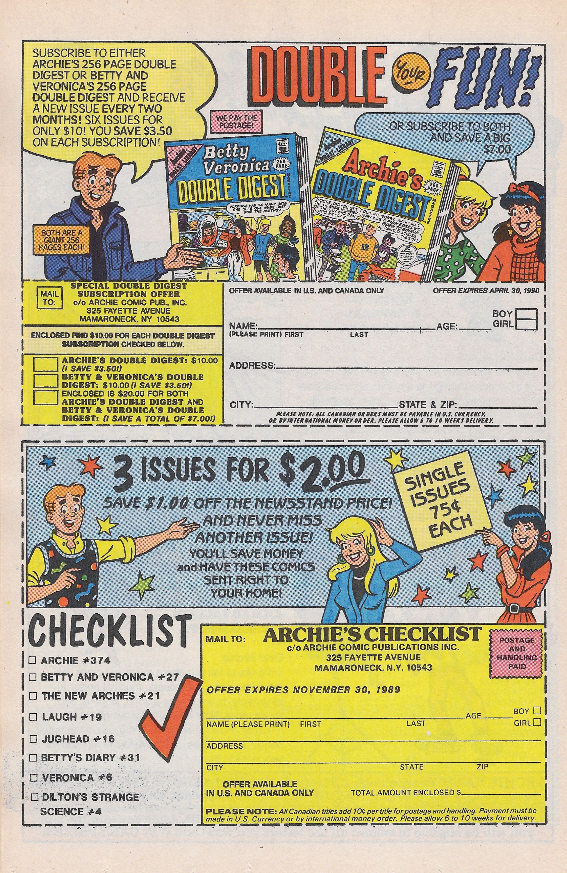 Read online Life With Archie (1958) comic -  Issue #276 - 12