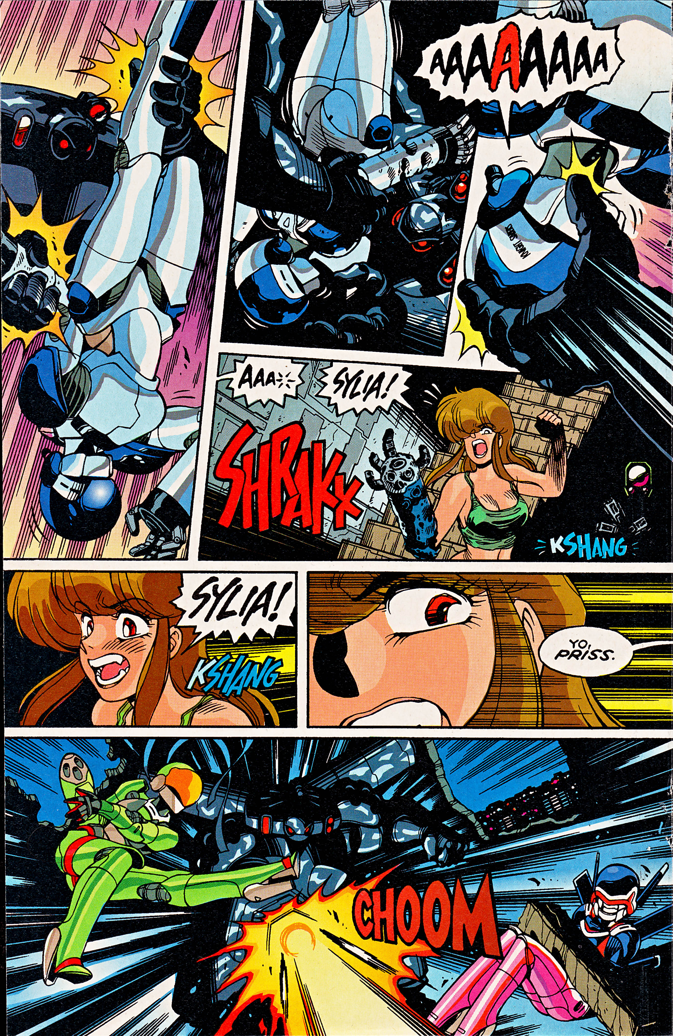 Read online Bubblegum Crisis: Grand Mal comic -  Issue #4 - 17
