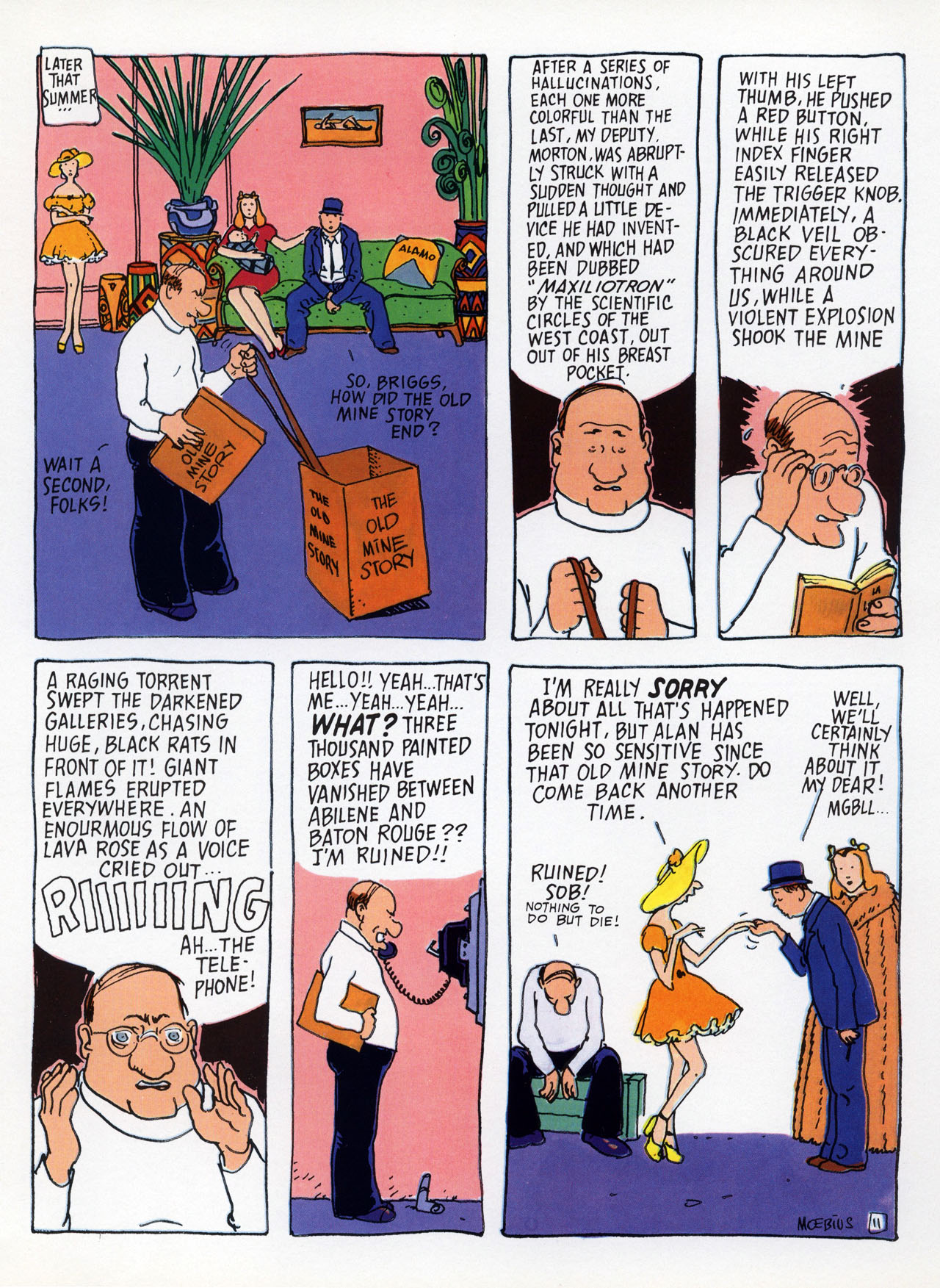 Read online Epic Graphic Novel: Moebius comic -  Issue # TPB 5 - 73