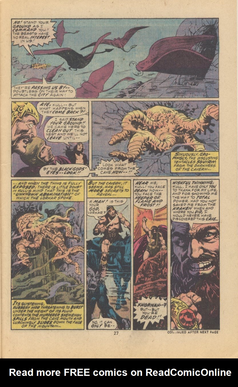 Read online Kull The Destroyer comic -  Issue #18 - 18