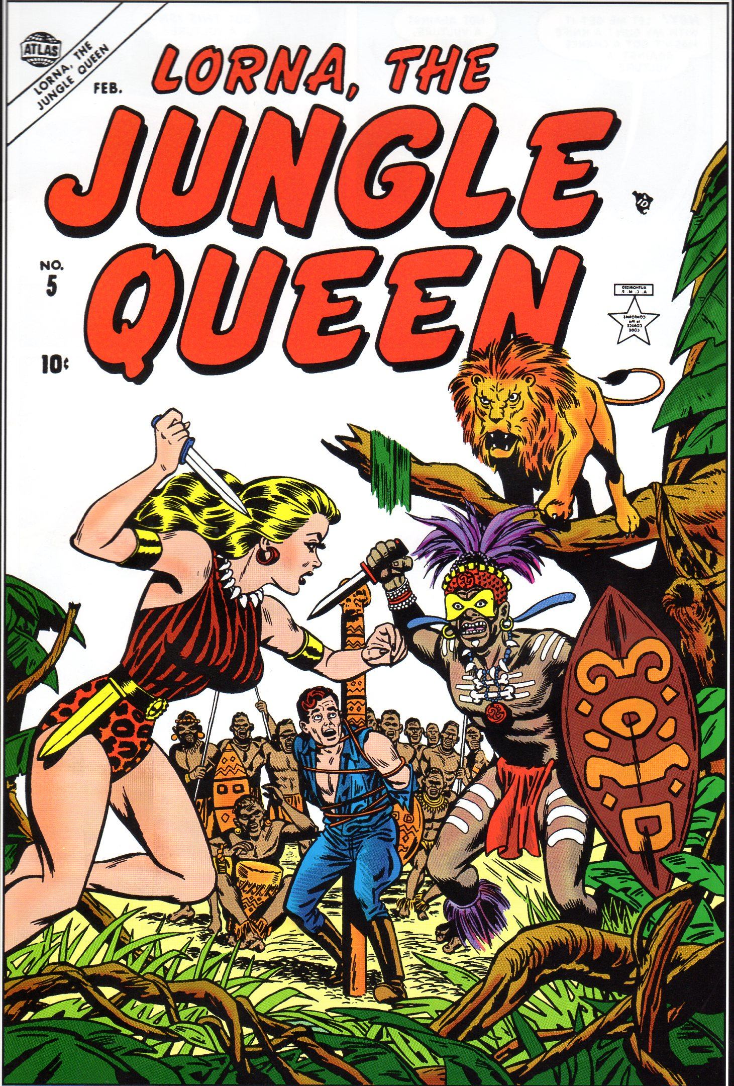 Read online Lorna, The Jungle Queen comic -  Issue #5 - 1