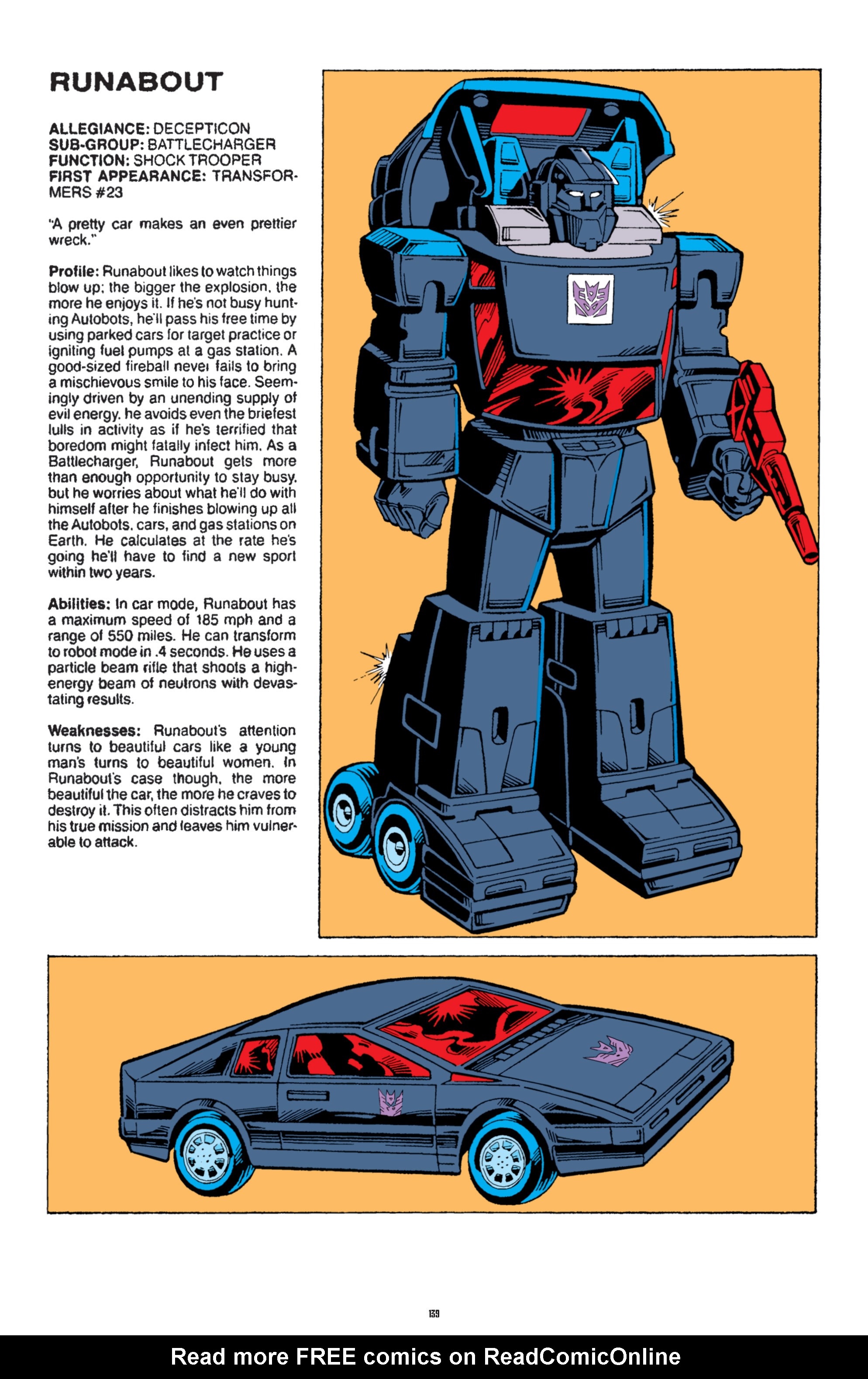 Read online The Transformers Classics comic -  Issue # TPB 8 - 137