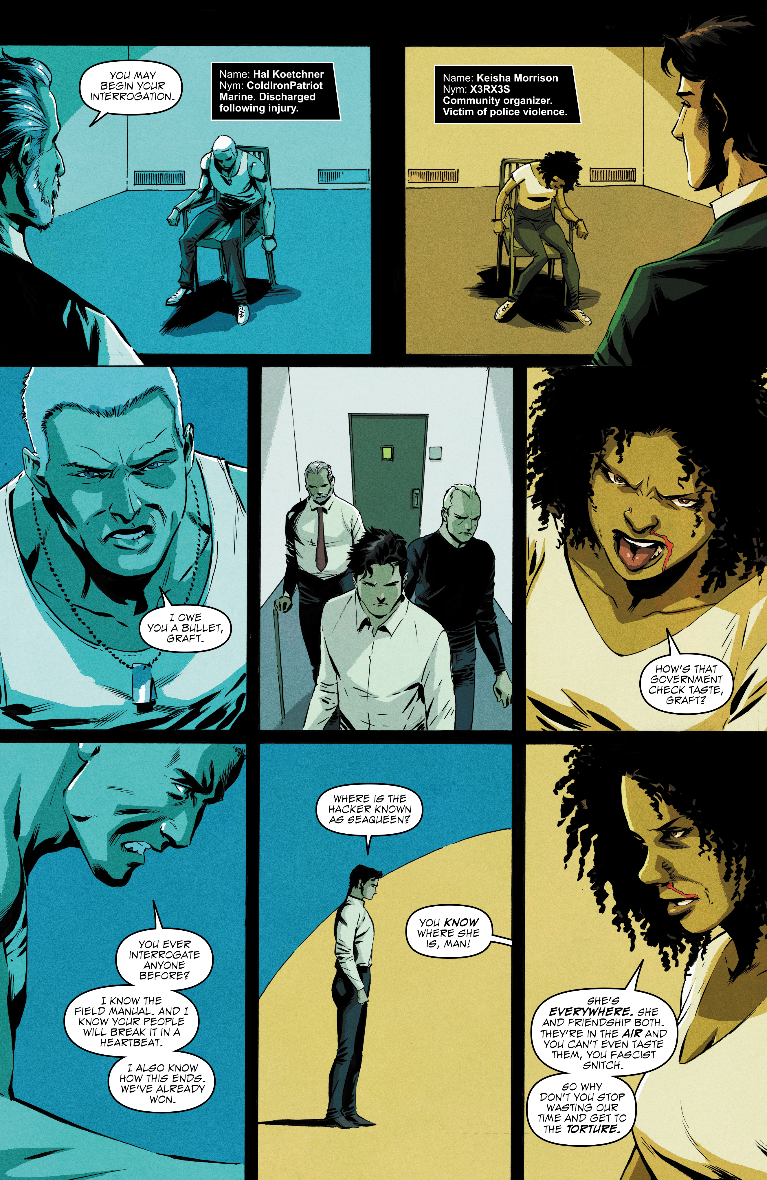 Read online Hacktivist Volume 2 comic -  Issue #5 - 7