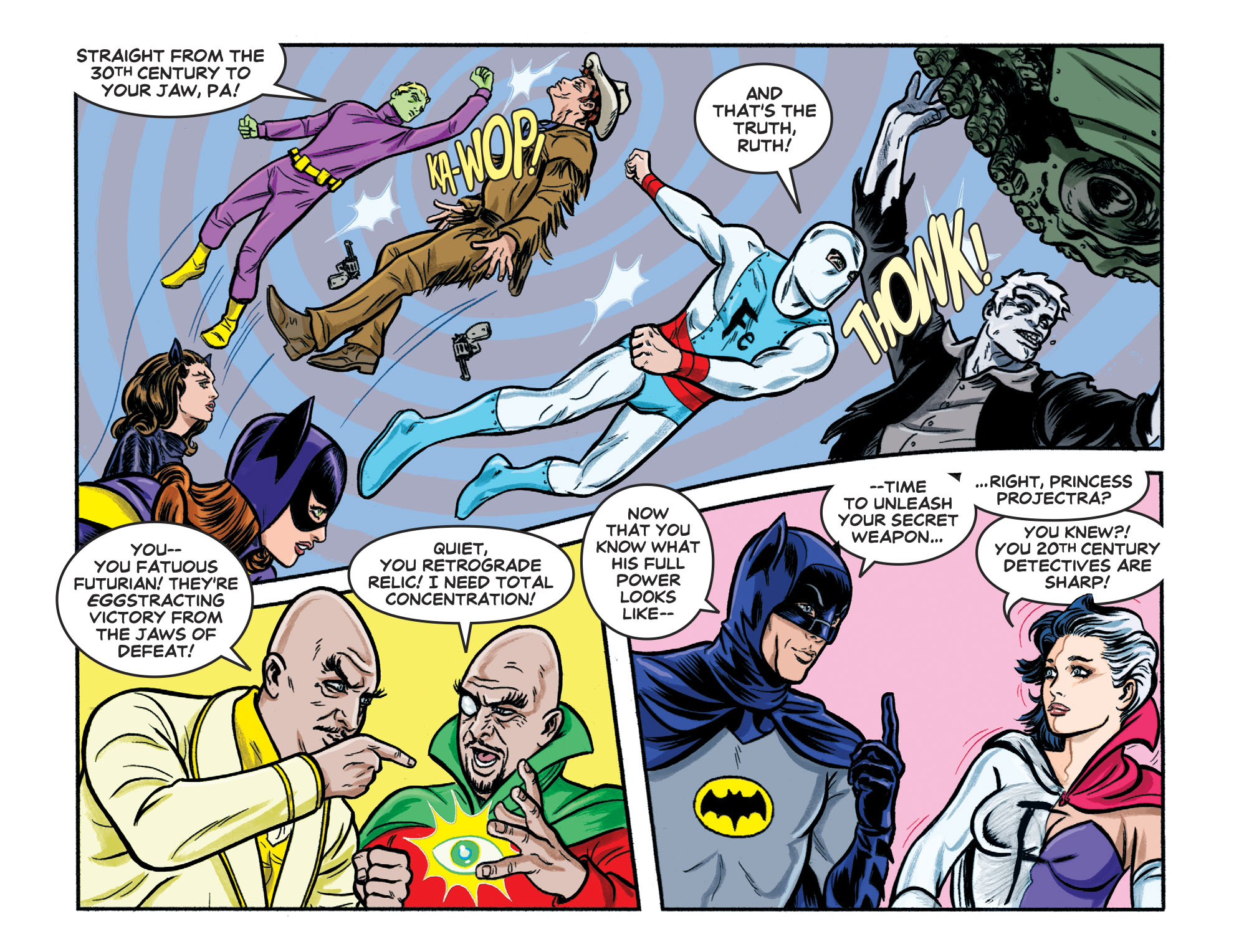Read online Batman '66 Meets the Legion of Super-Heroes comic -  Issue #2 - 17