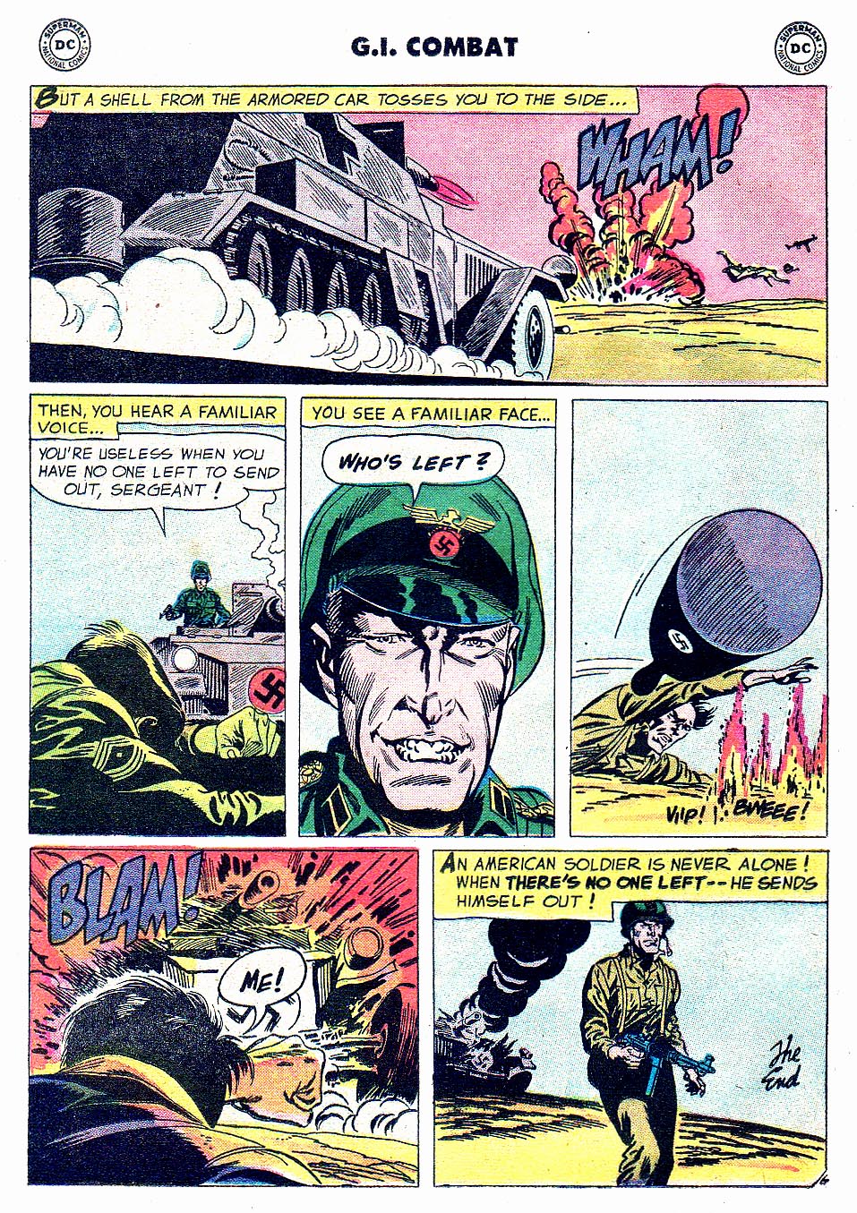 Read online G.I. Combat (1952) comic -  Issue #57 - 16