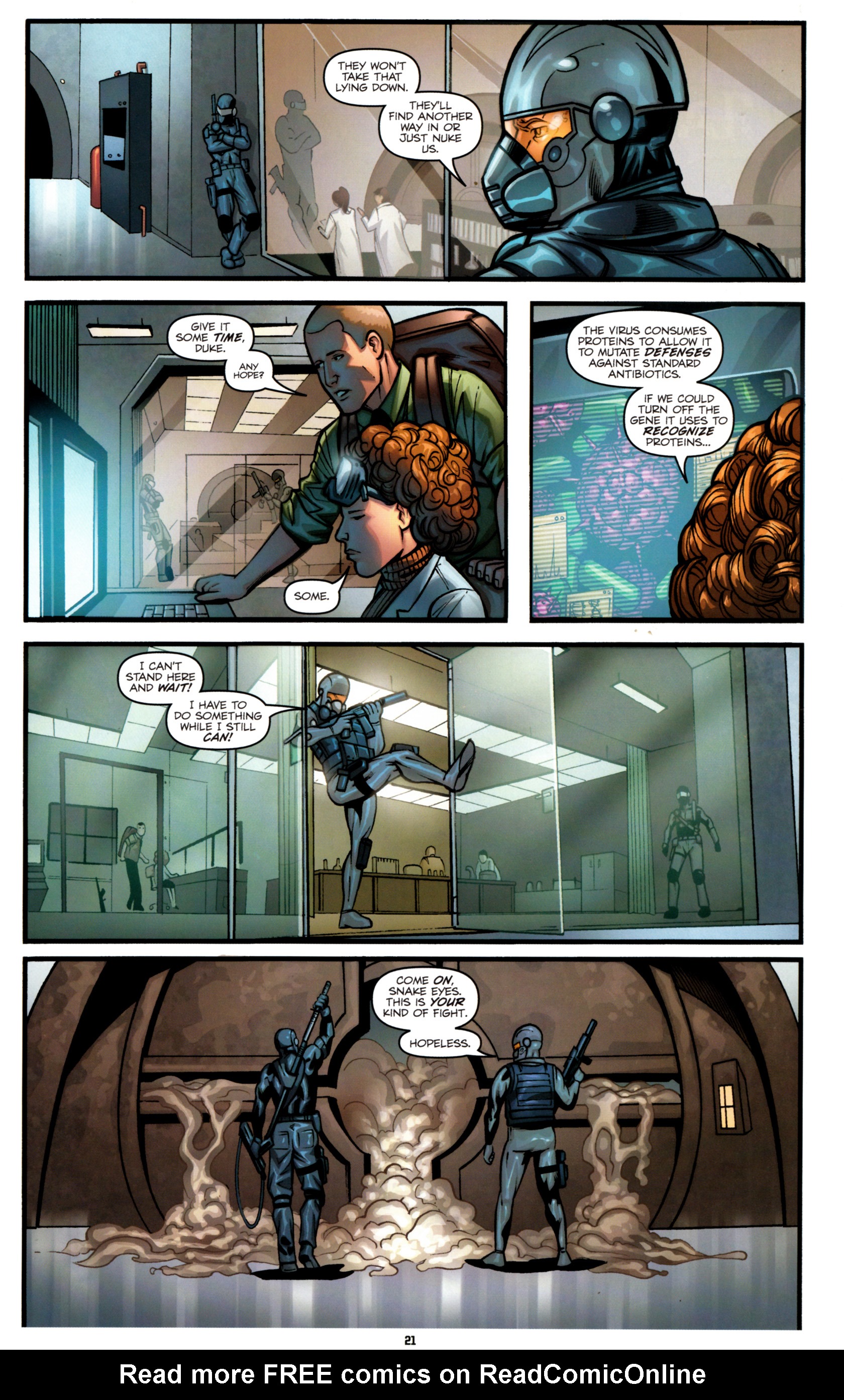 Read online G.I. Joe: Snake Eyes comic -  Issue #7 - 24