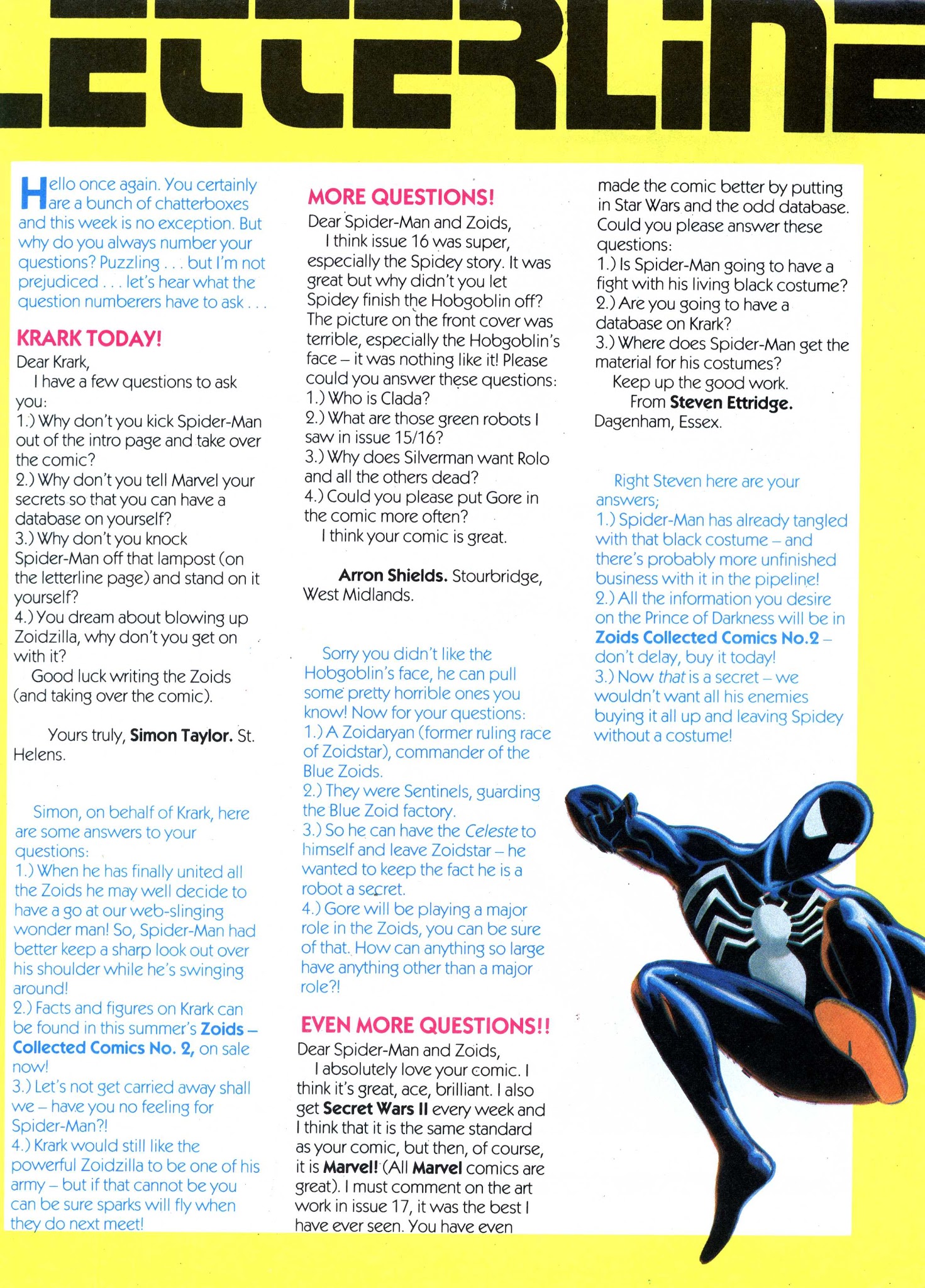 Read online Spider-Man and Zoids comic -  Issue #23 - 23