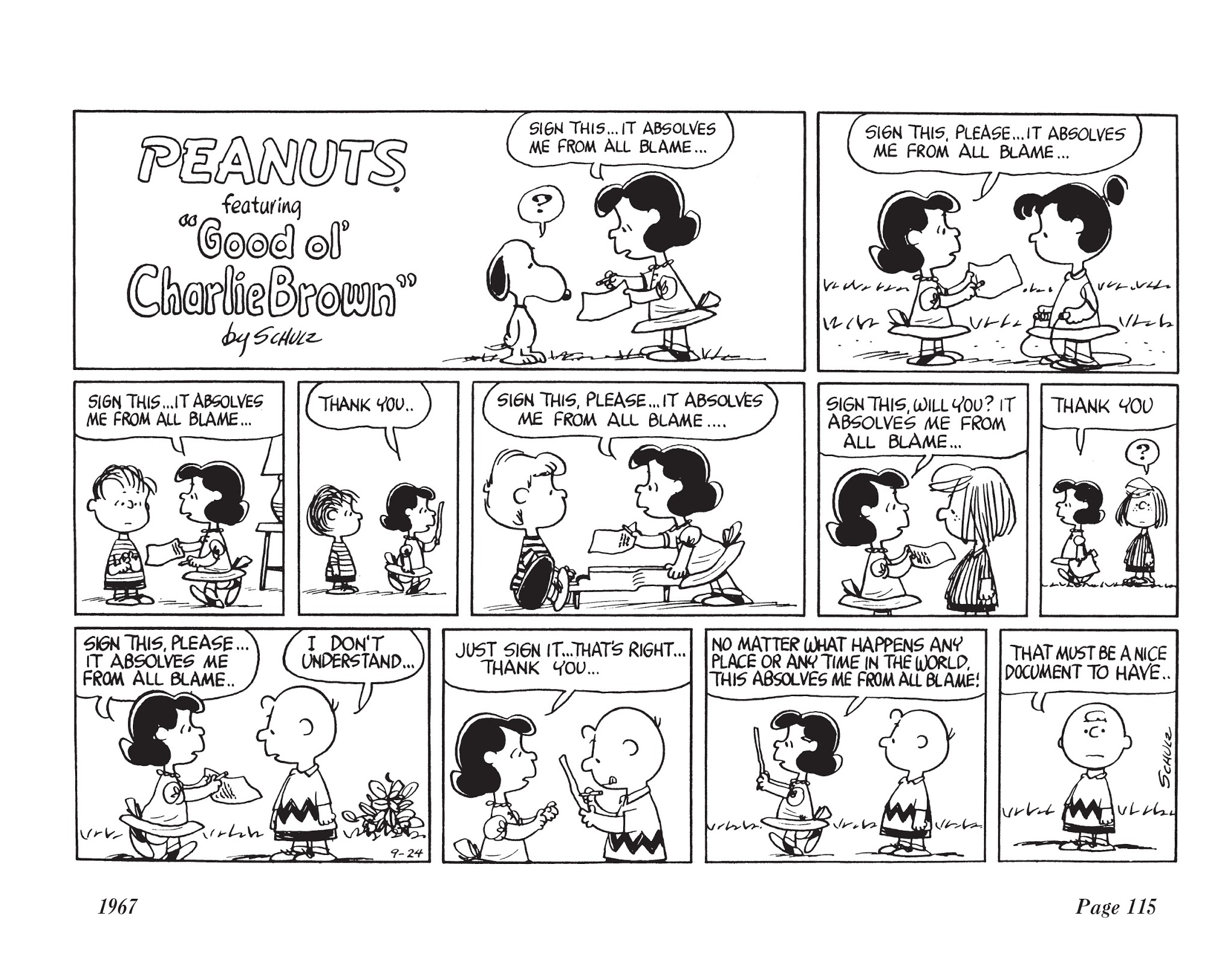 Read online The Complete Peanuts comic -  Issue # TPB 9 - 126