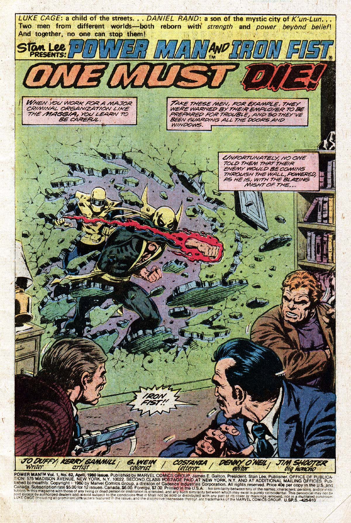 Read online Power Man and Iron Fist (1978) comic -  Issue #62 - 2