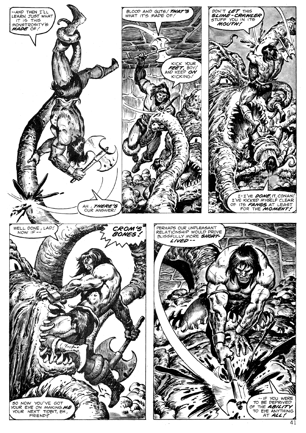 Read online The Savage Sword Of Conan comic -  Issue #71 - 41