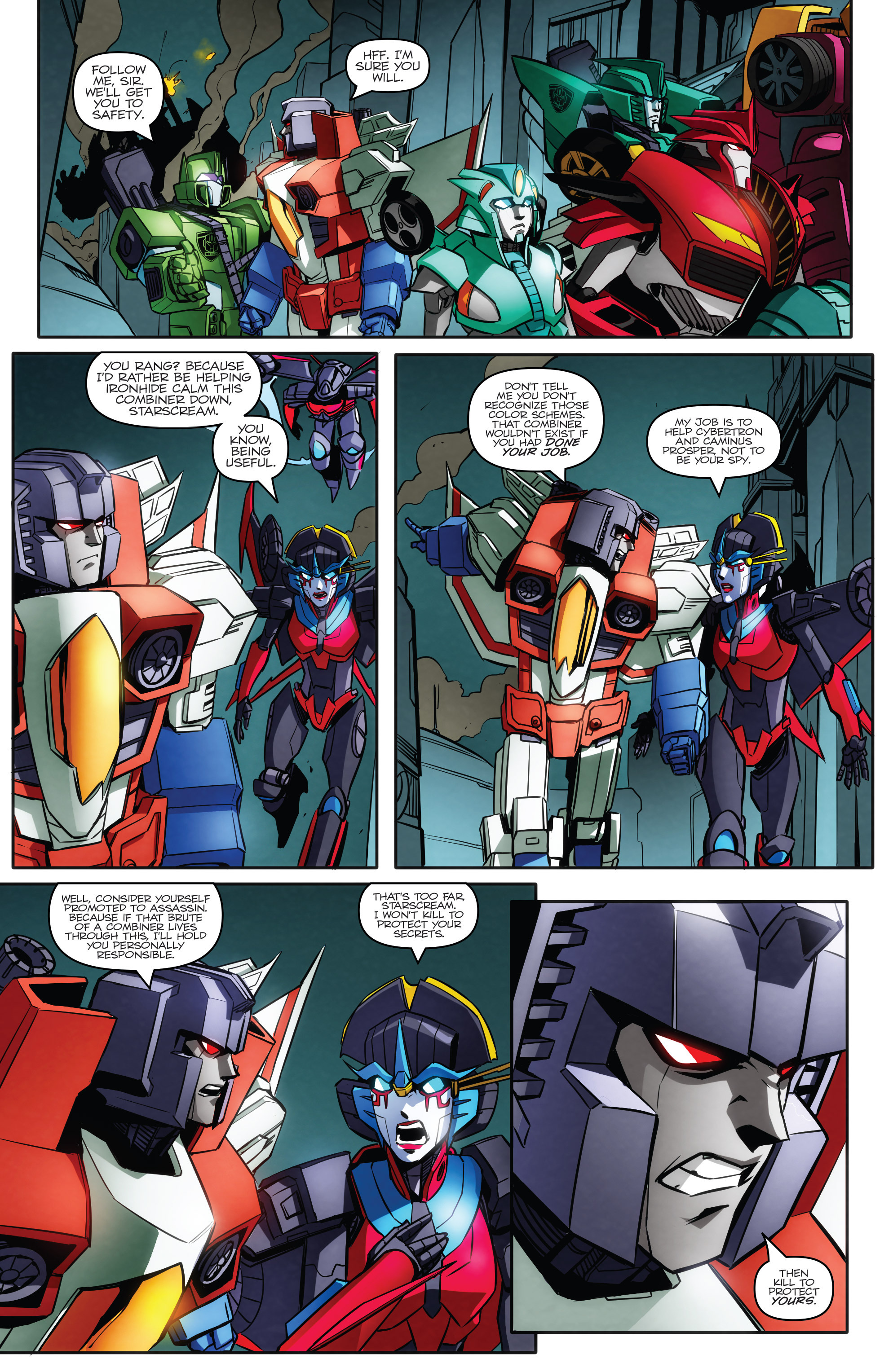 Read online Transformers: Till All Are One comic -  Issue #4 - 12