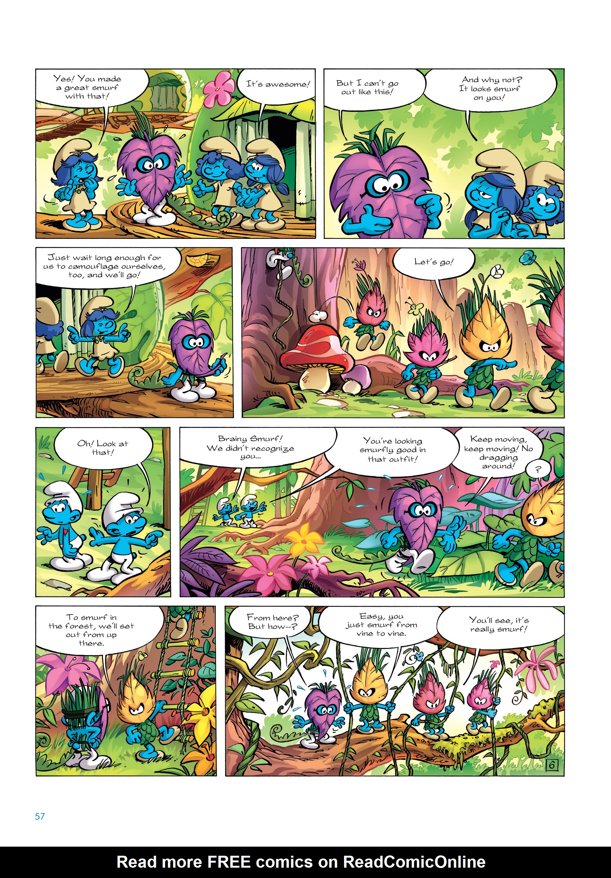 Read online The Smurfs comic -  Issue #23 - 57
