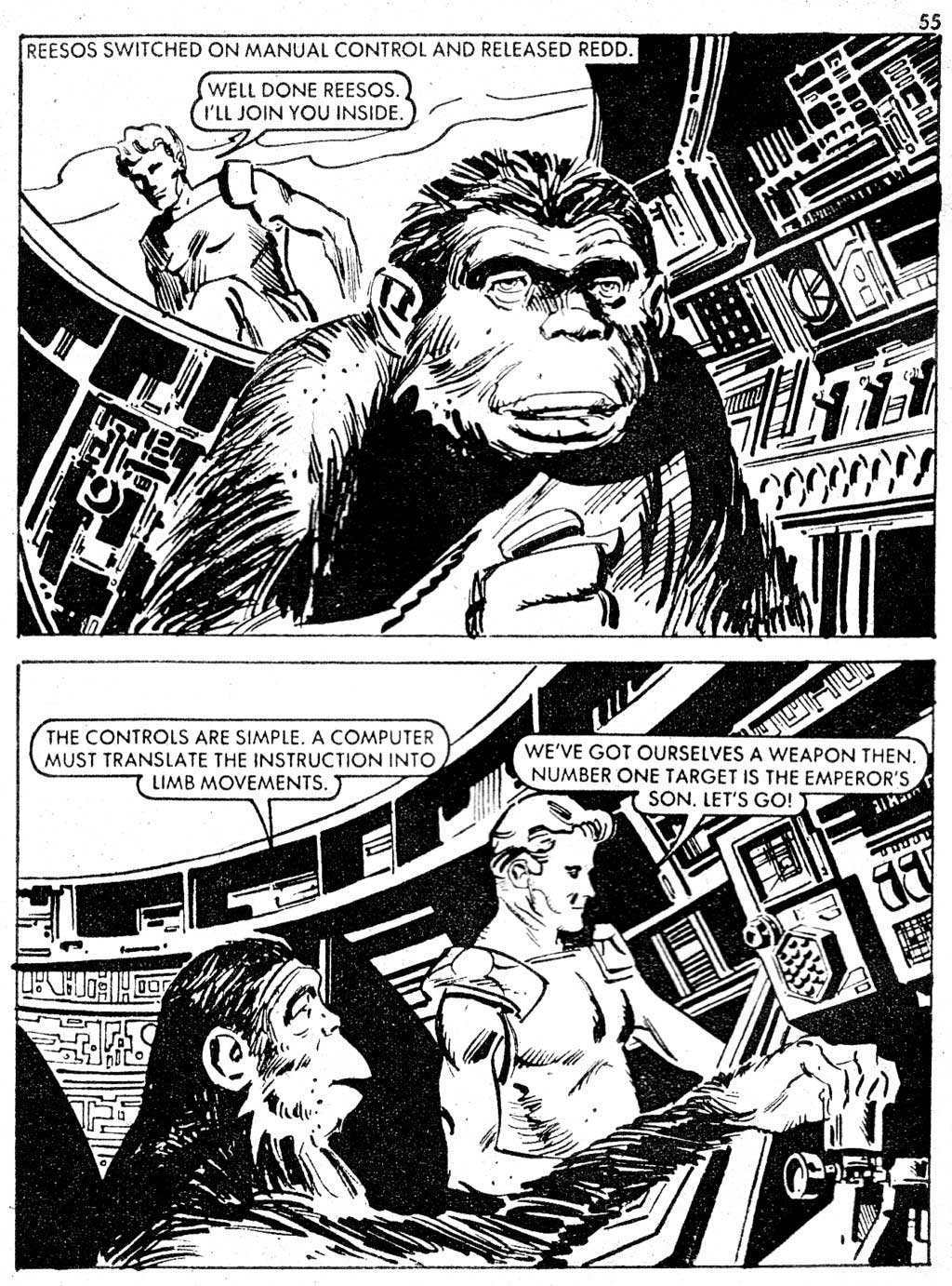 Read online Starblazer comic -  Issue #19 - 55