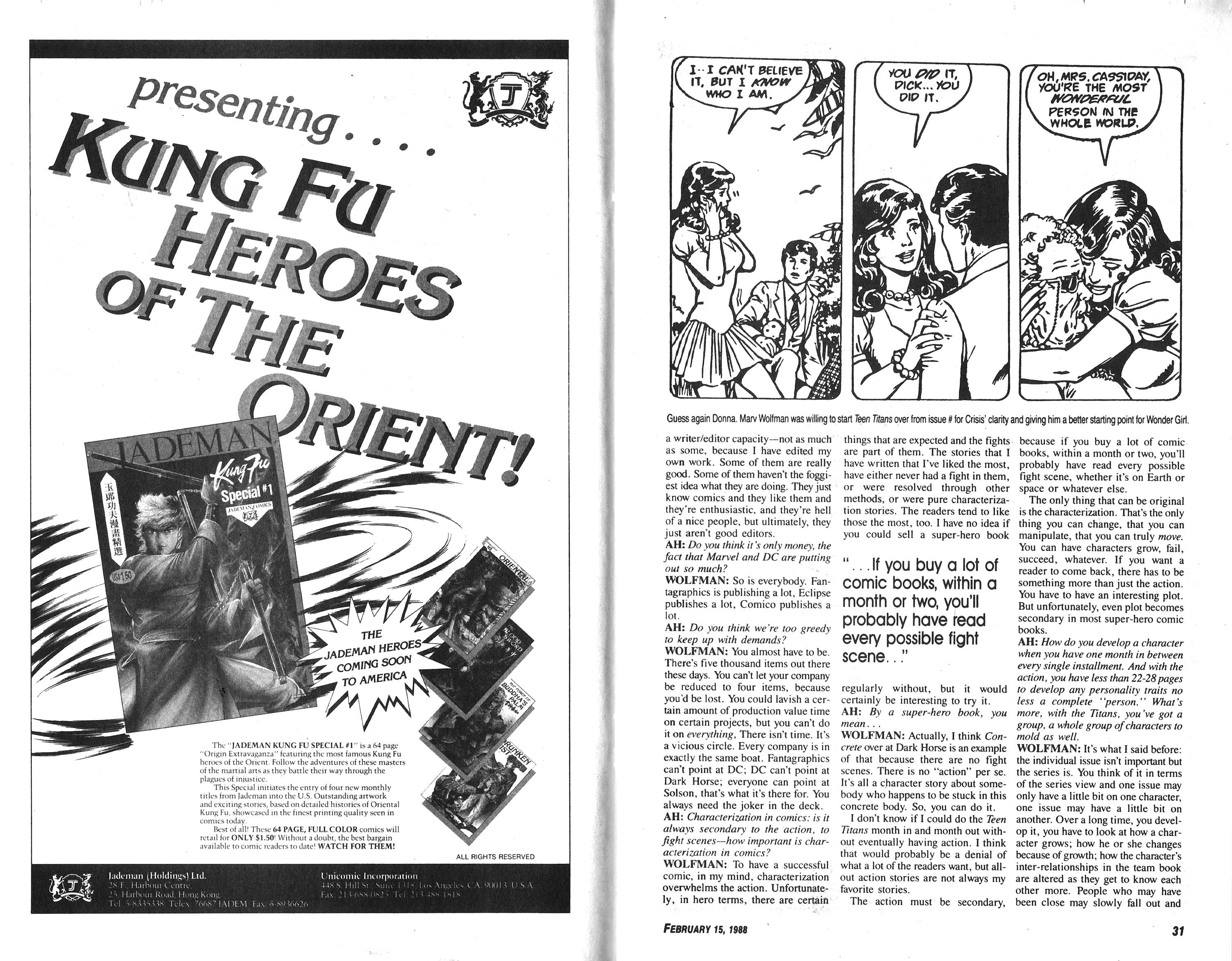 Read online Amazing Heroes comic -  Issue #135 - 16