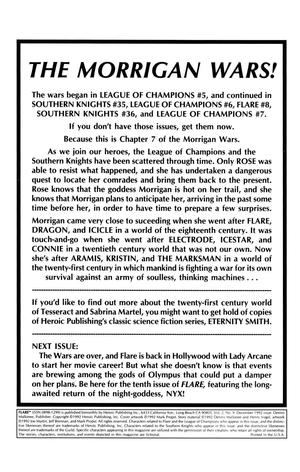 Read online Flare (1990) comic -  Issue #9 - 2
