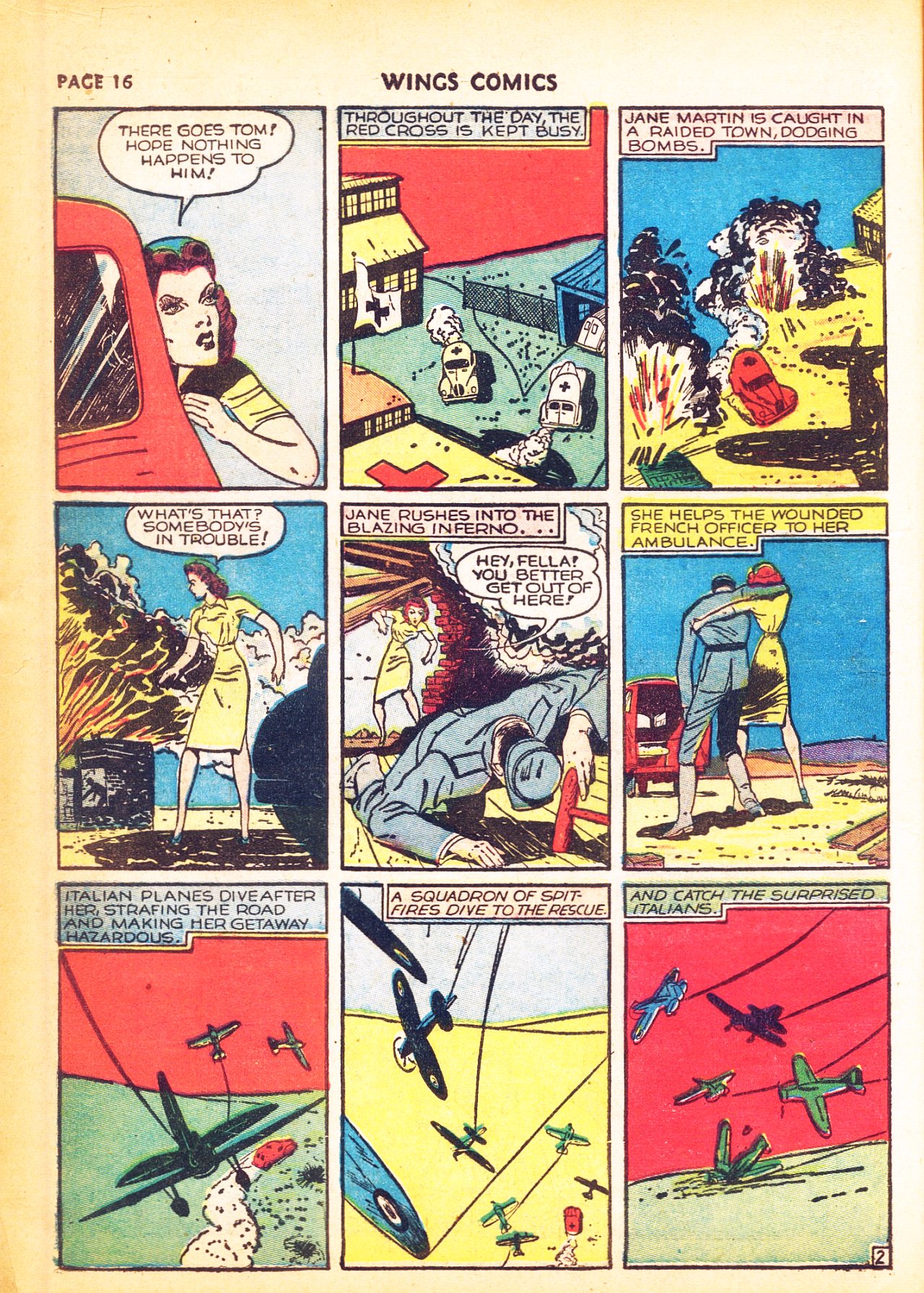 Read online Wings Comics comic -  Issue #4 - 18