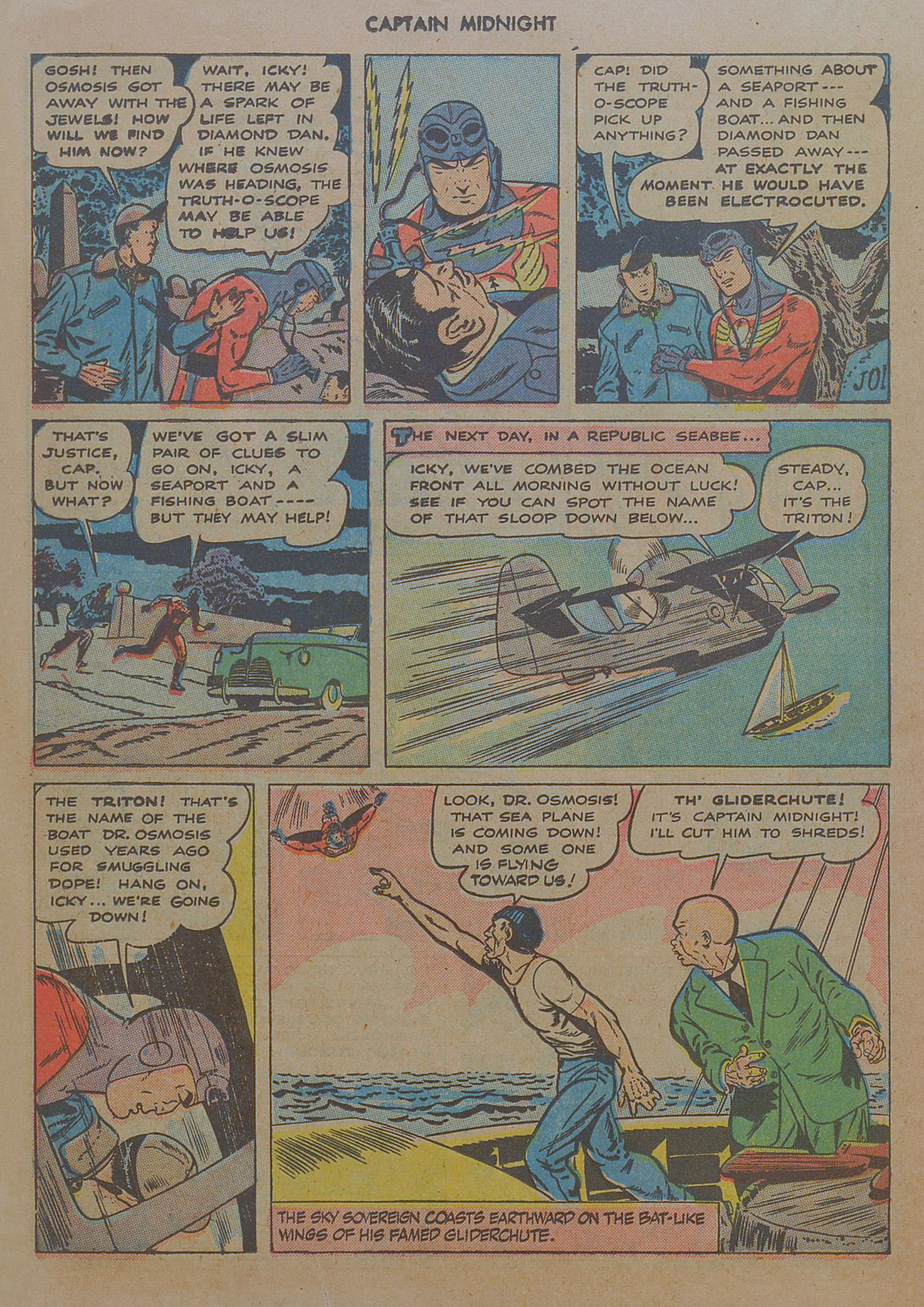 Read online Captain Midnight (1942) comic -  Issue #67 - 22