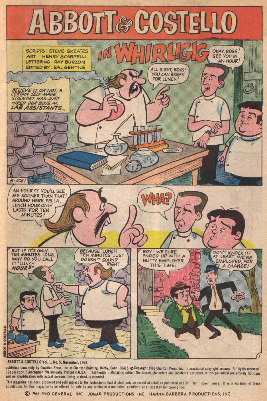 Read online Abbott & Costello comic -  Issue #5 - 2