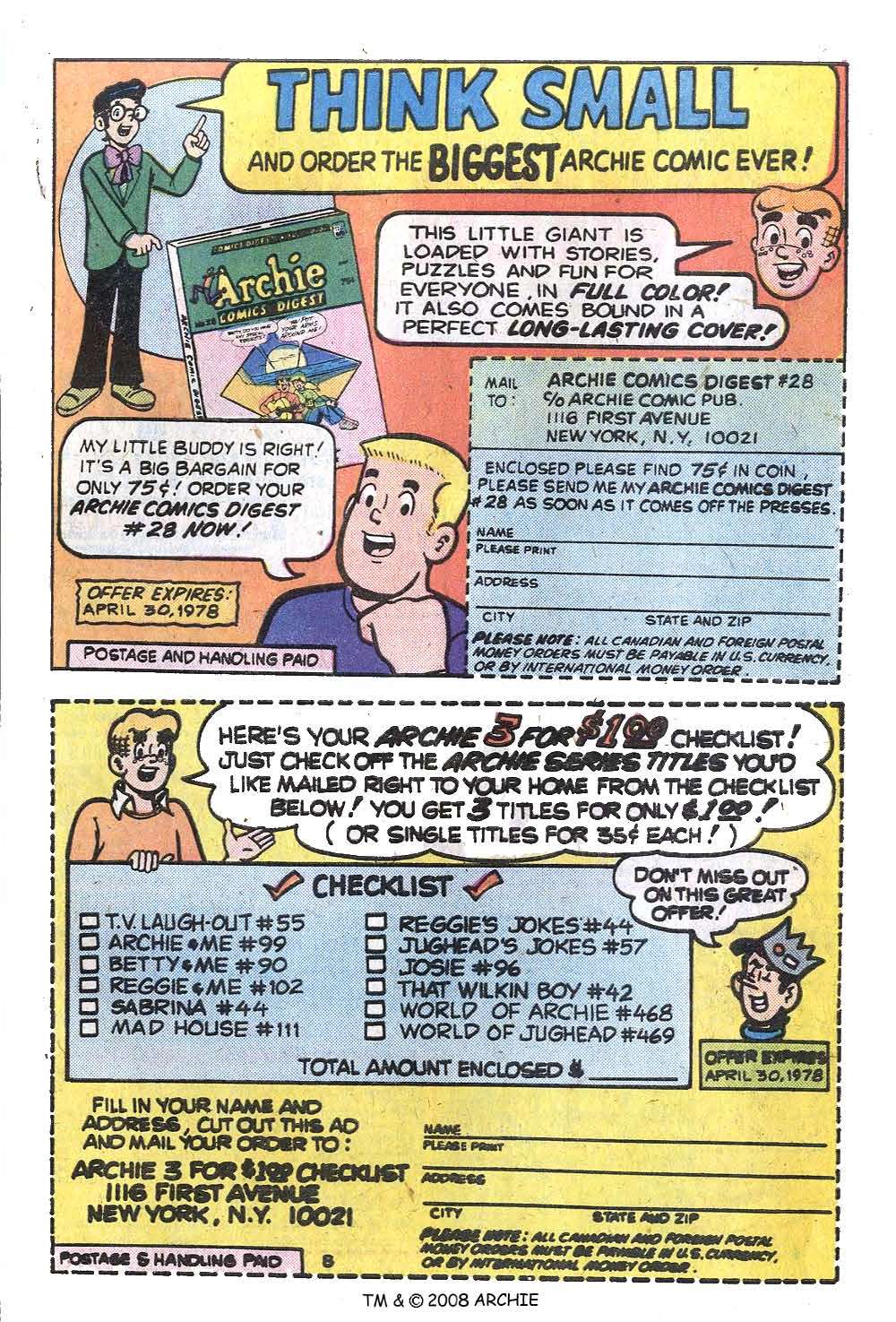 Read online Jughead (1965) comic -  Issue #272 - 27