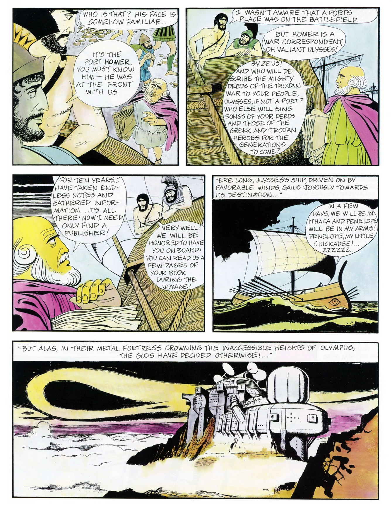 Read online Heavy Metal Presents Ulysses comic -  Issue # TPB - 5