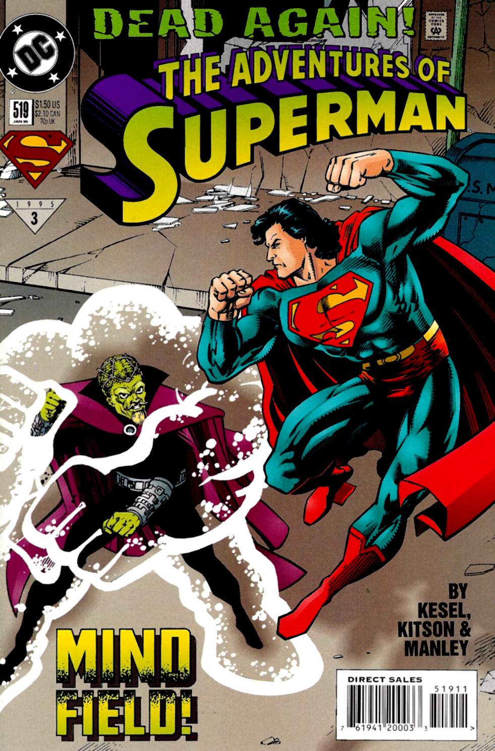 Read online Adventures of Superman (1987) comic -  Issue #519 - 1