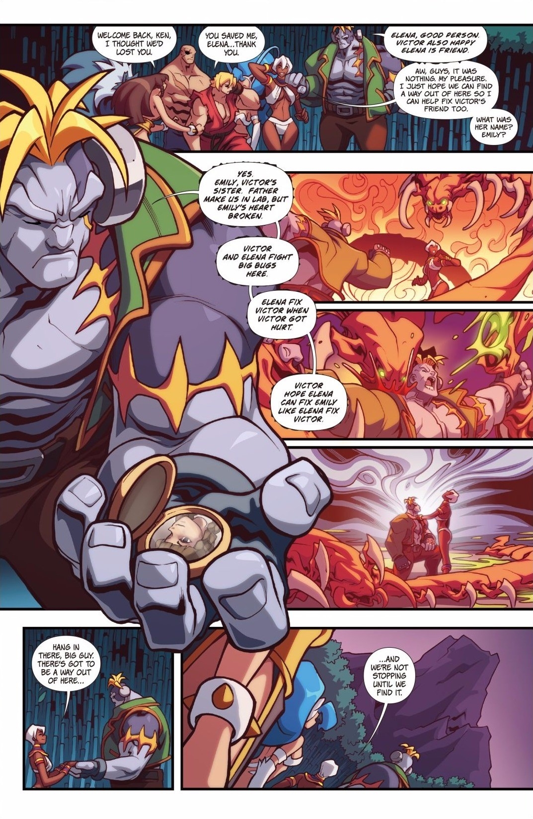 Read online Street Fighter VS Darkstalkers comic -  Issue #4 - 14