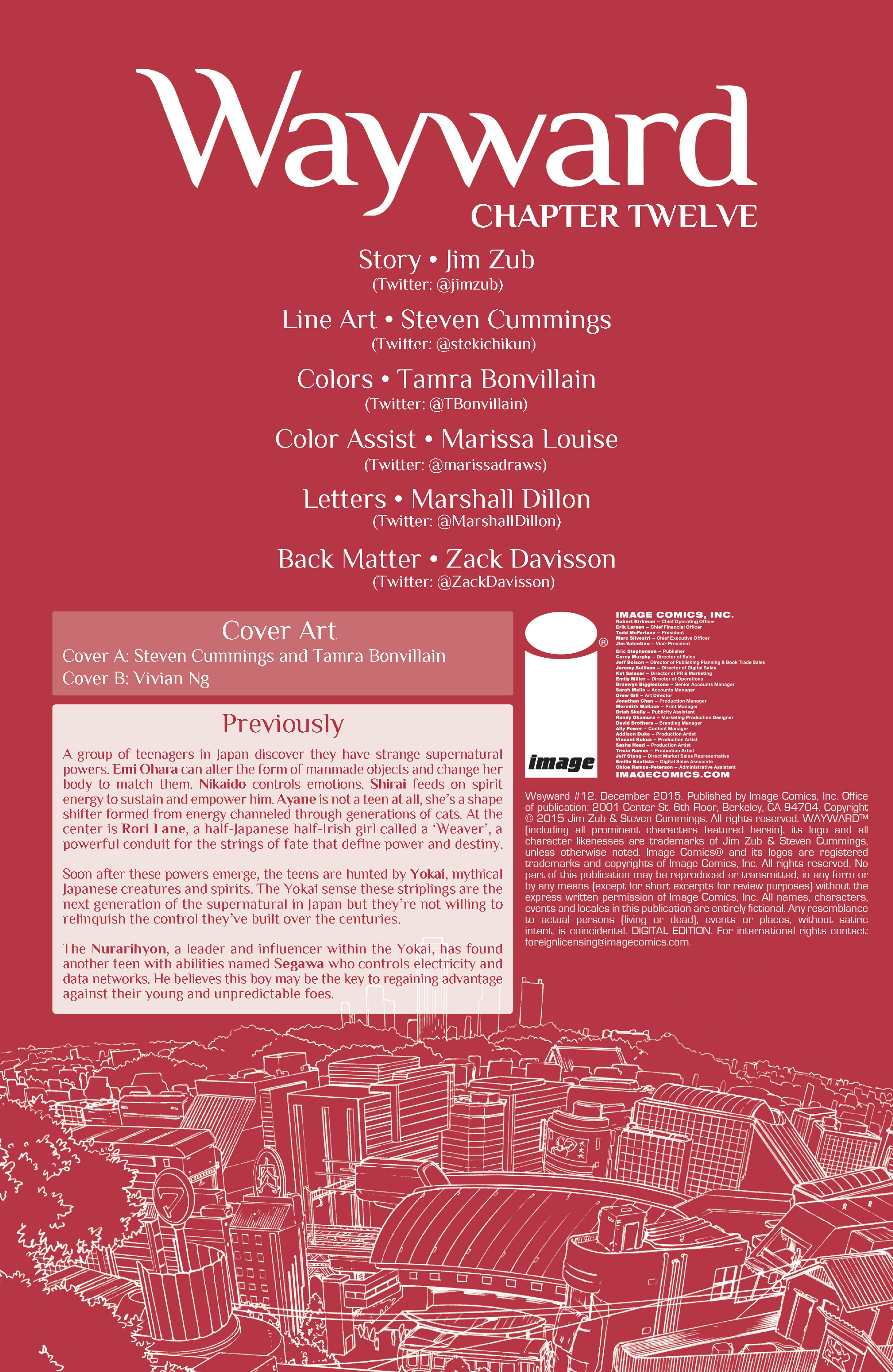 Read online Wayward comic -  Issue #12 - 2