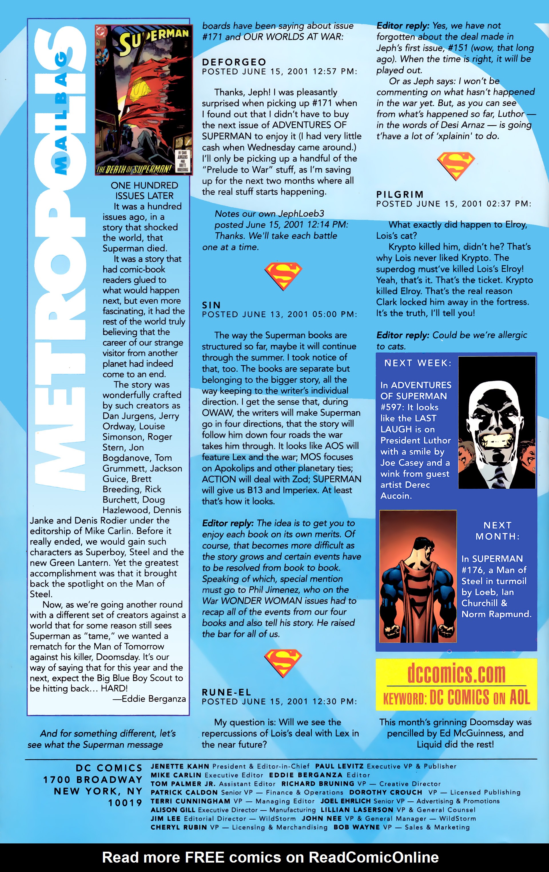Read online Superman (1987) comic -  Issue #175 - 37