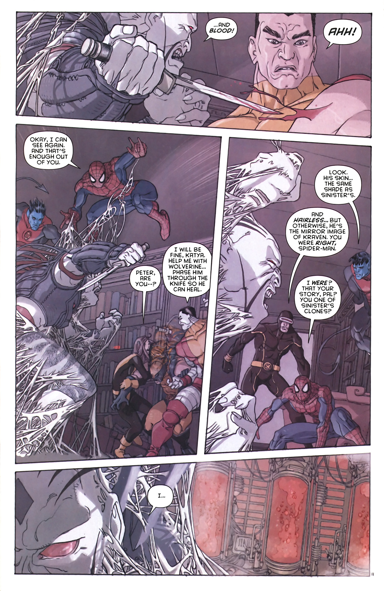 Read online X-Men/Spider-Man comic -  Issue #4 - 12