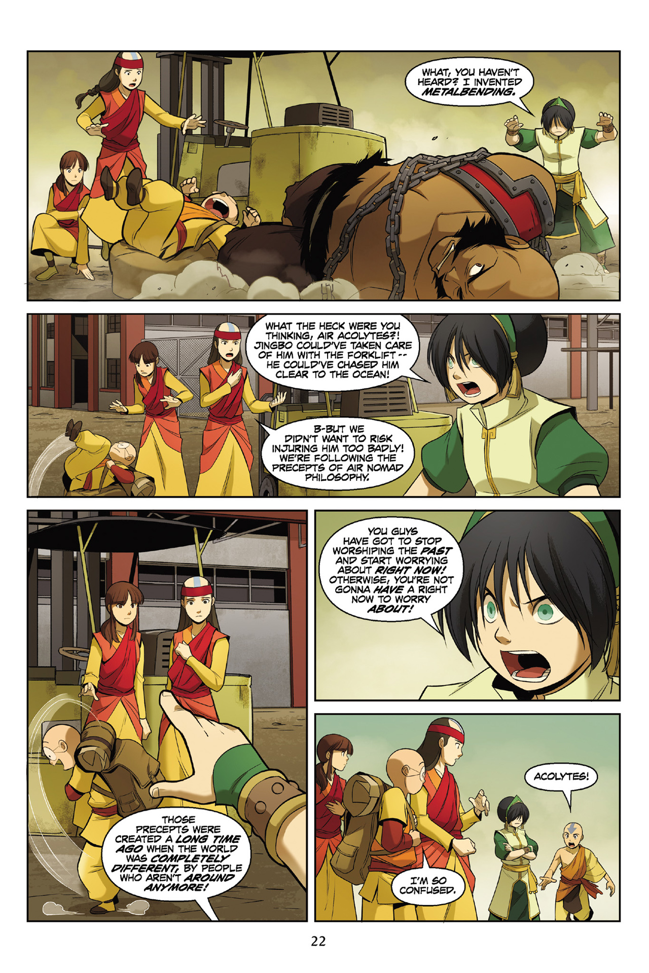 Read online Nickelodeon Avatar: The Last Airbender - The Rift comic -  Issue # Part 2 - 23