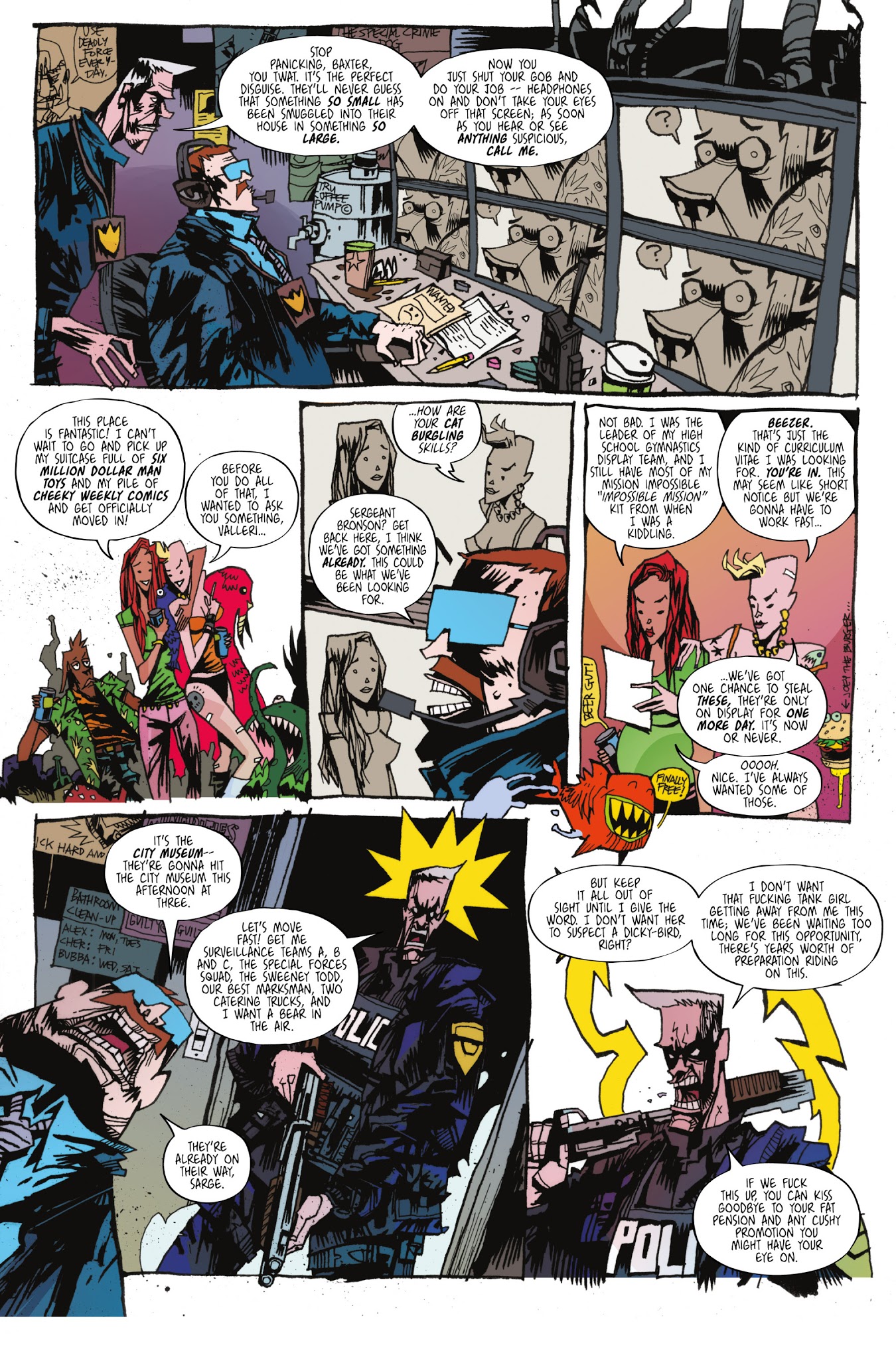 Read online Tank Girl: 21st Century Tank Girl comic -  Issue #3 - 7