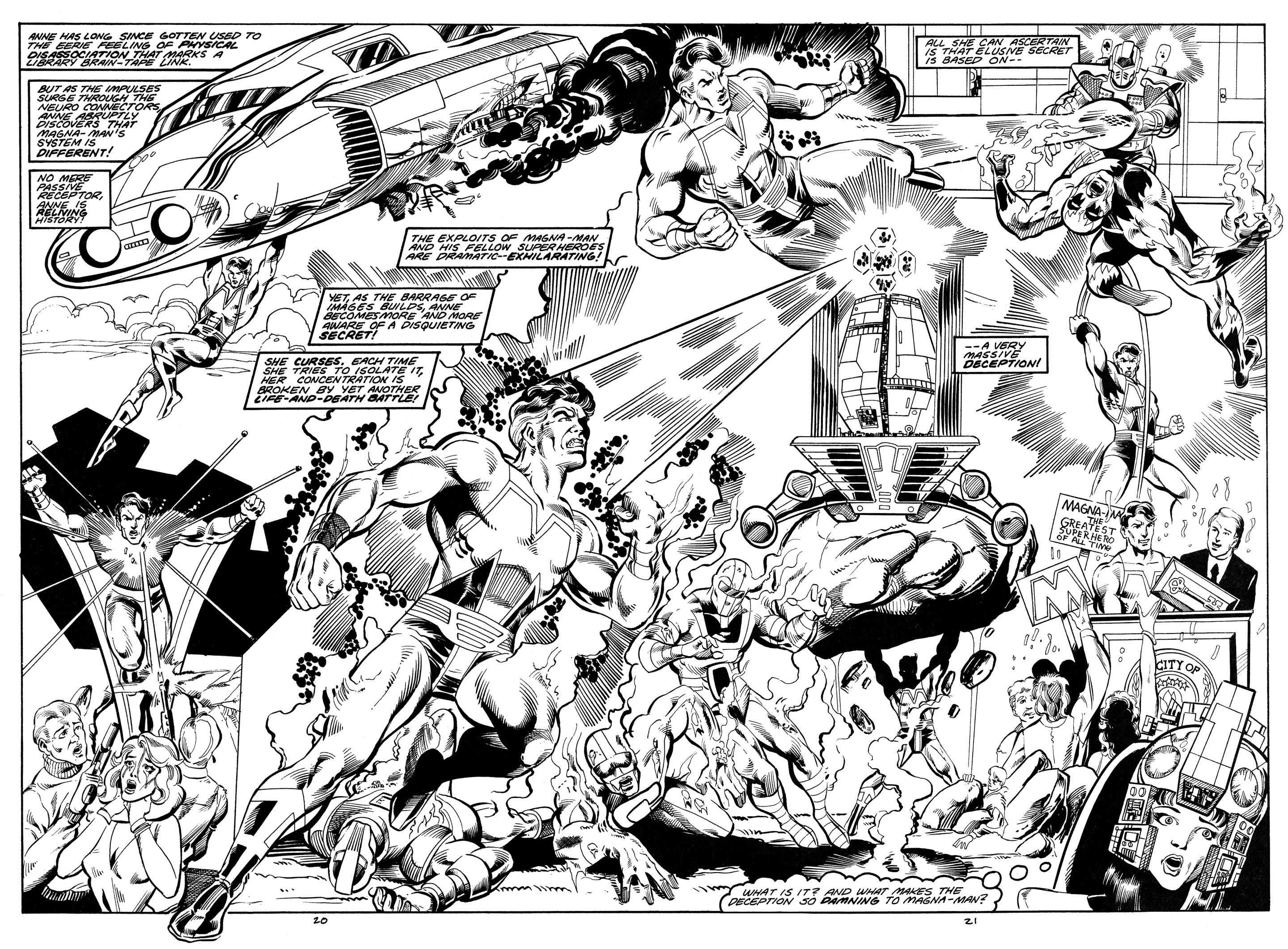 Read online Magna-Man: The Last Superhero comic -  Issue #1 - 20