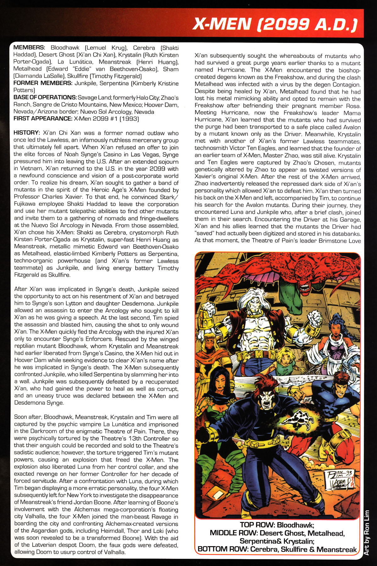 Read online Marvel Legacy:  The 1990's Handbook comic -  Issue # Full - 63