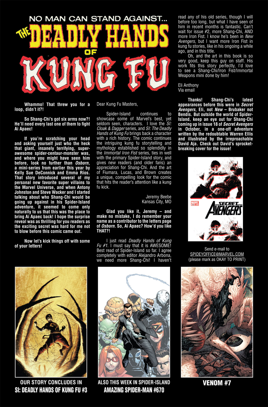 Read online Spider-Island: Deadly Hands of Kung Fu comic -  Issue #2 - 22