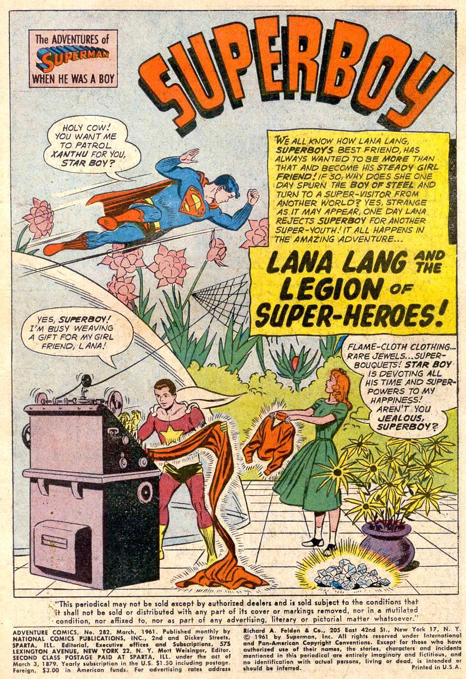 Read online Adventure Comics (1938) comic -  Issue #282 - 3