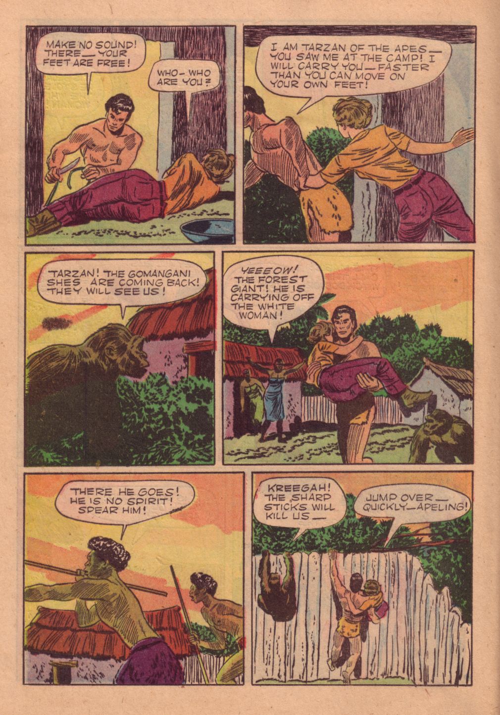 Read online Tarzan (1948) comic -  Issue #27 - 24