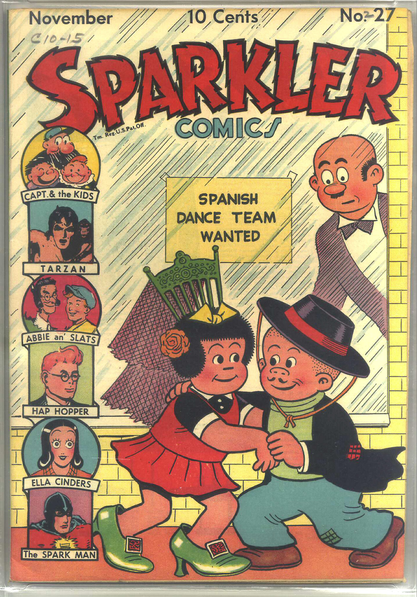 Read online Sparkler Comics comic -  Issue #27 - 1