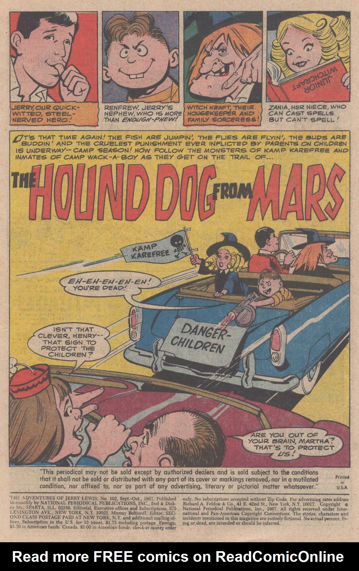 Read online The Adventures of Jerry Lewis comic -  Issue #102 - 3