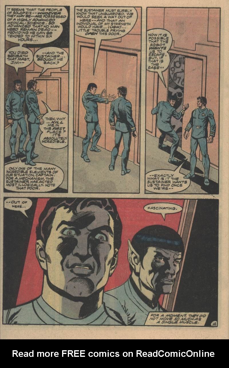 Read online Star Trek (1980) comic -  Issue #18 - 14