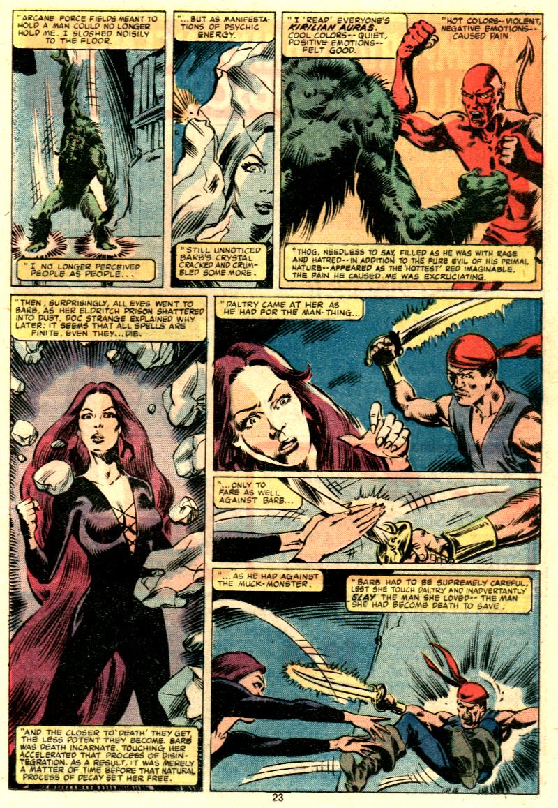 Read online Man-Thing (1979) comic -  Issue #11 - 19