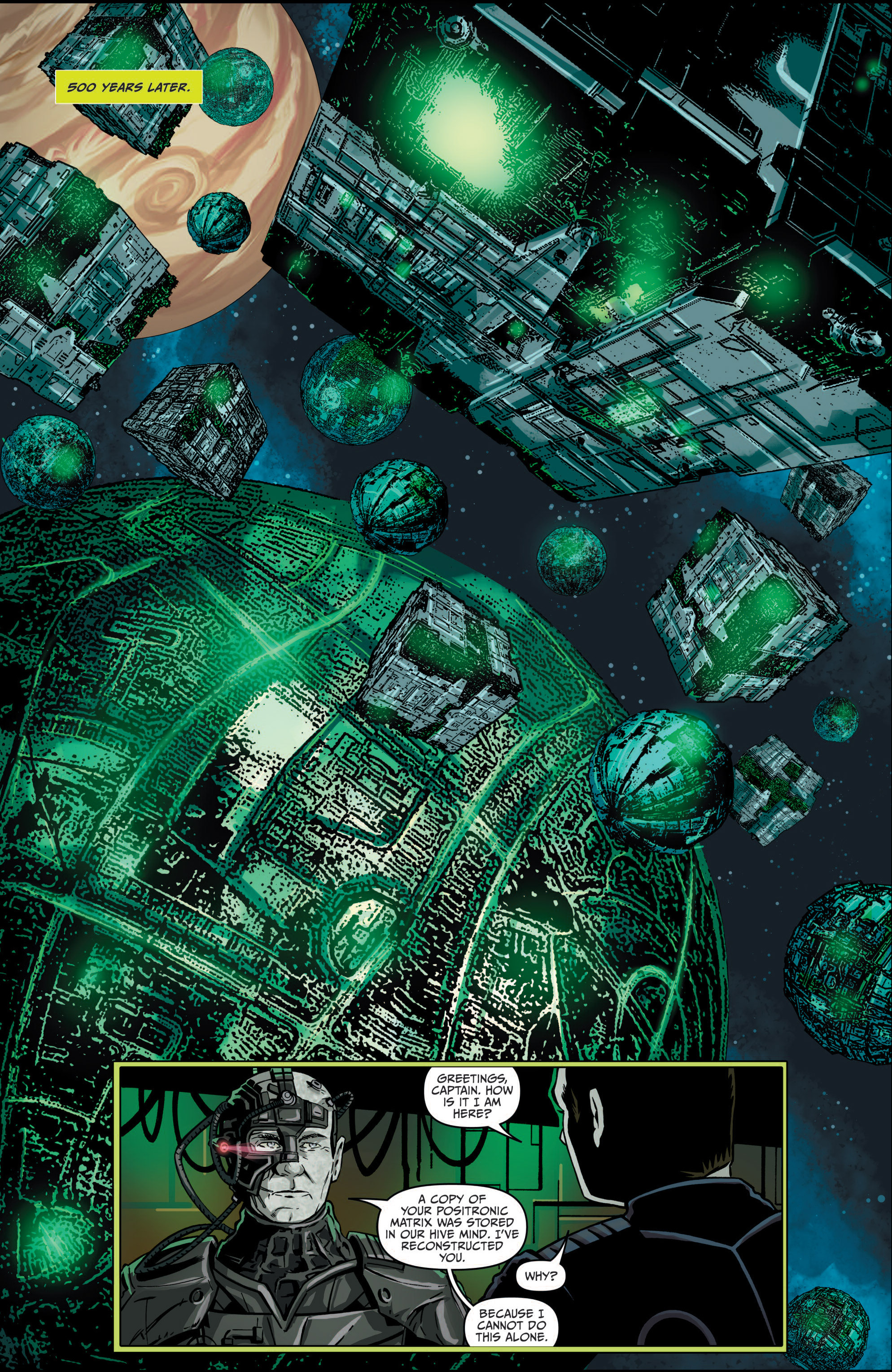 Read online Star Trek: The Next Generation - Hive comic -  Issue #1 - 23
