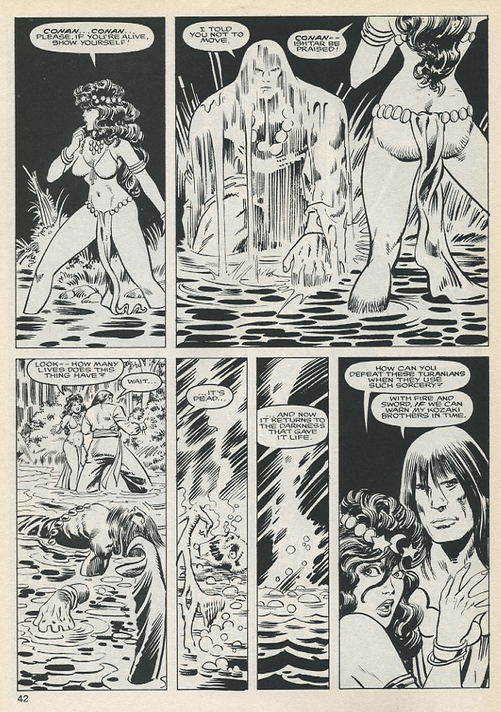 Read online The Savage Sword Of Conan comic -  Issue #131 - 42