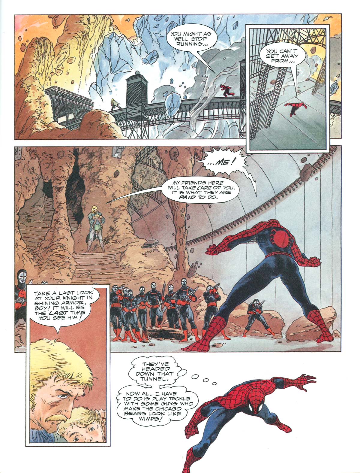 Read online Marvel Graphic Novel comic -  Issue #63 - Spider-Man - Spirits of the Earth - 64