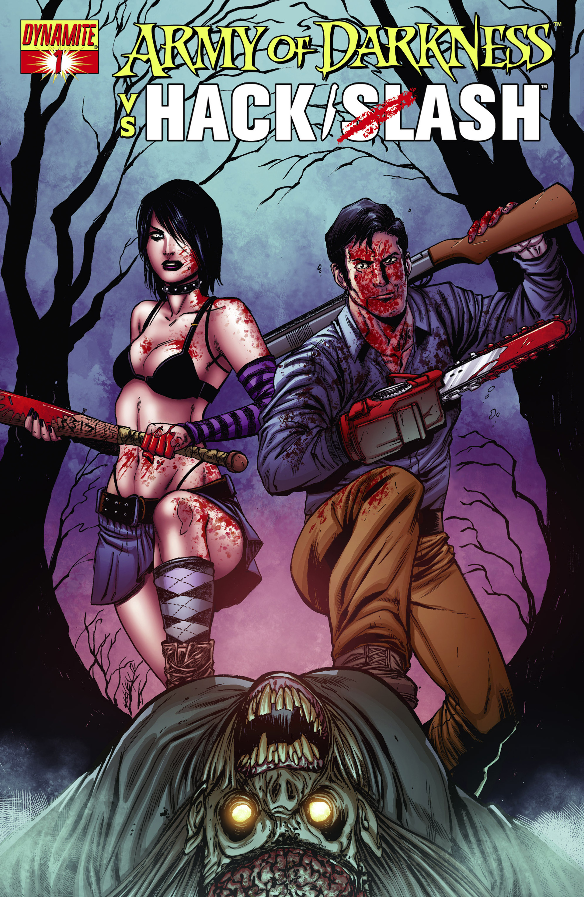 Read online Army of Darkness vs. Hack/Slash comic -  Issue #1 - 2